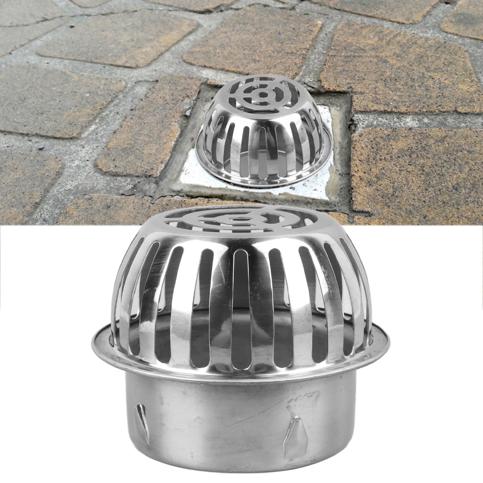 Runder Edelstahl-bodenablauf Für Balkon/dachterrasse