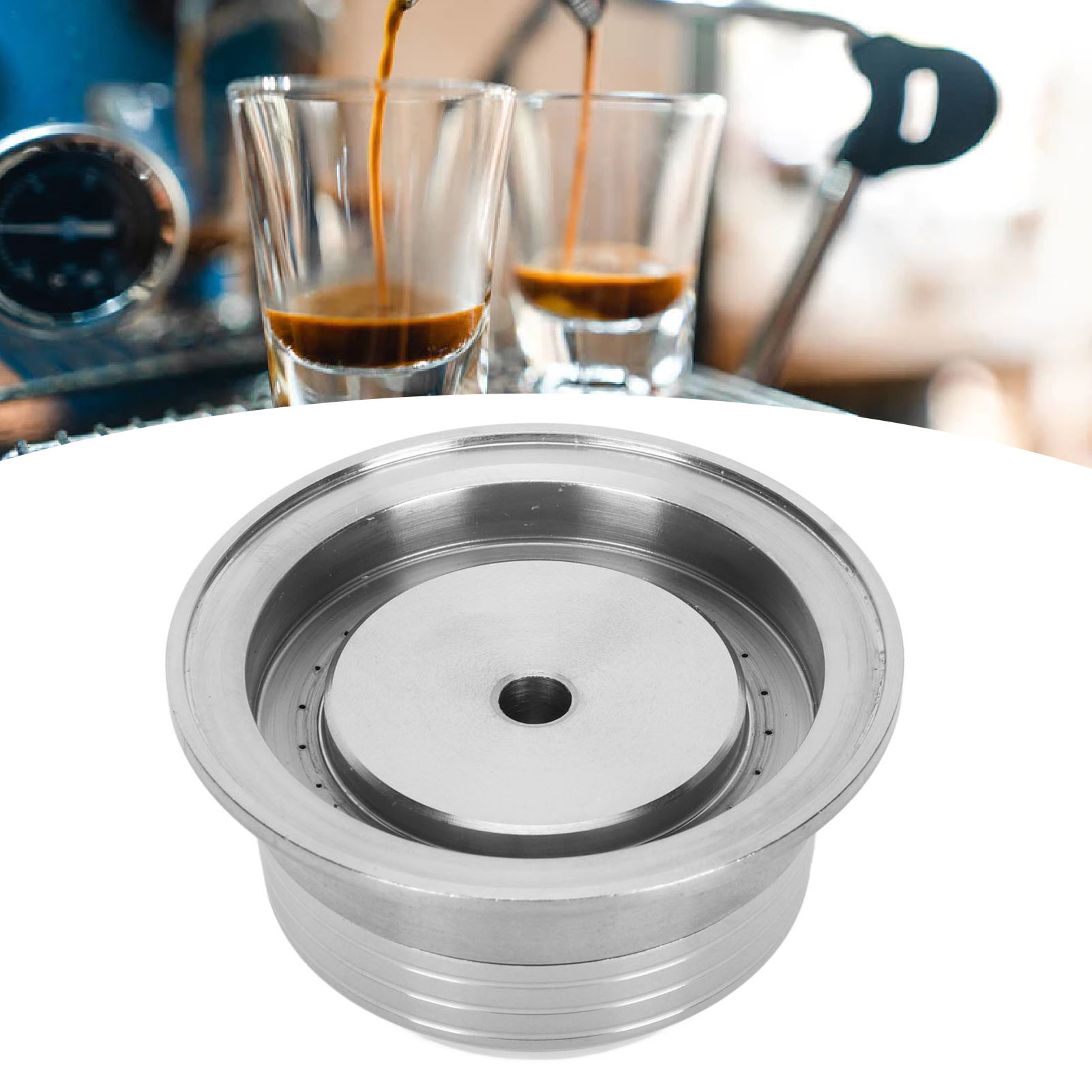 Edelstahldeckel, Kompatibel Mit Vertuline-kaffeekapseln Und Kaffeekapselgehäusen Aus Edelstahl 304.