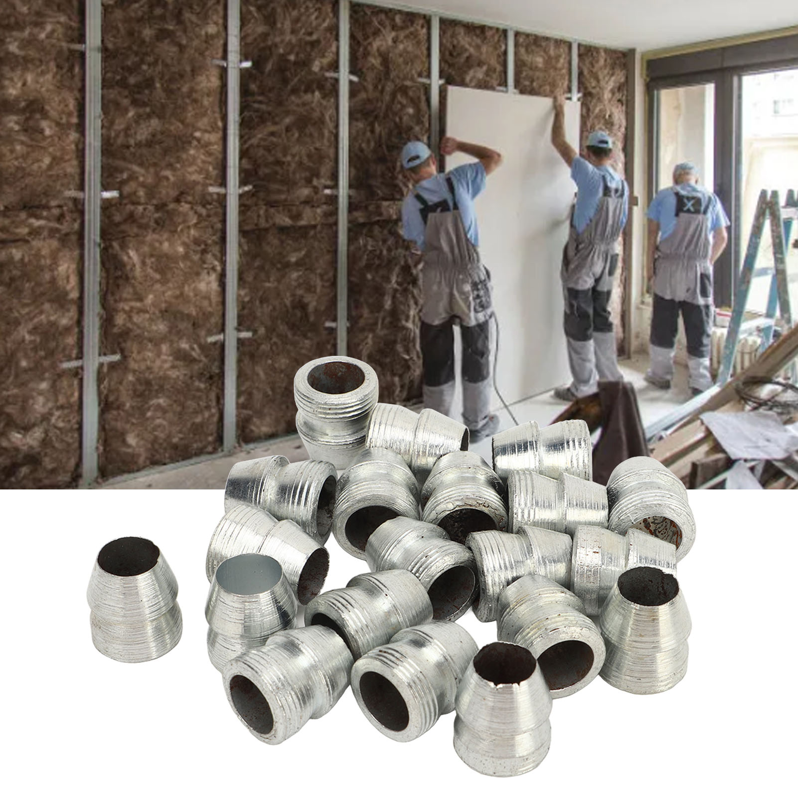 Packung Mit 20 Runden Sicherheitskeilen Mit Schaft, Geeignet Für Hammerstiele, Spaltkeile, Äxte, Klauenhämmer Und Vorschlaghämmer, 16 Mm