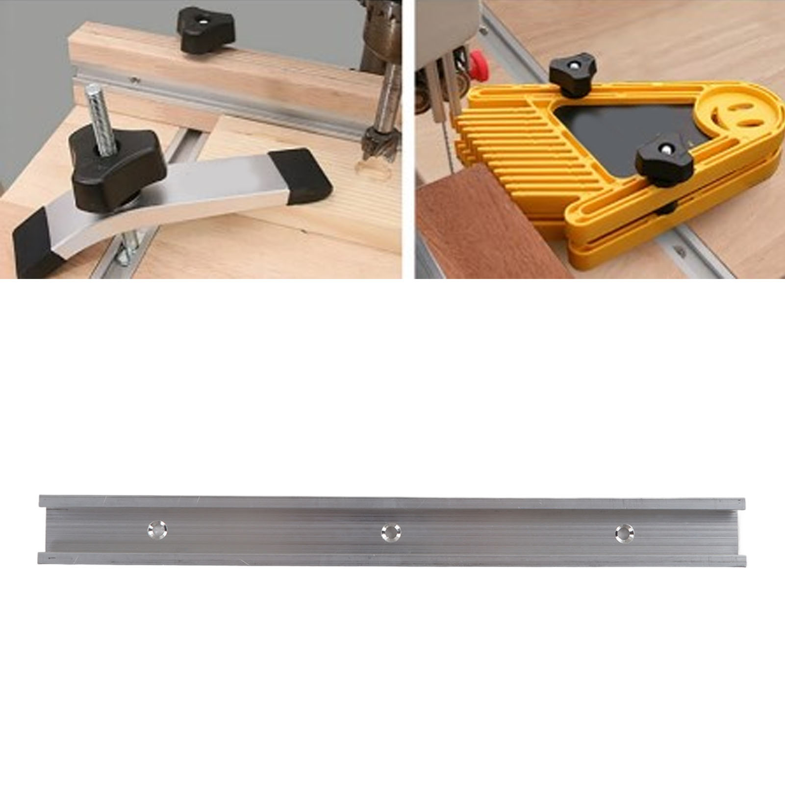 T-schrauben-halteschlitze Für Aluminium- Und Holzbearbeitungsvorrichtungen, Schienenanschlagblöcke Für Brecherwerkbänke, Heimwerkerwerkzeuge, 40 Cm.