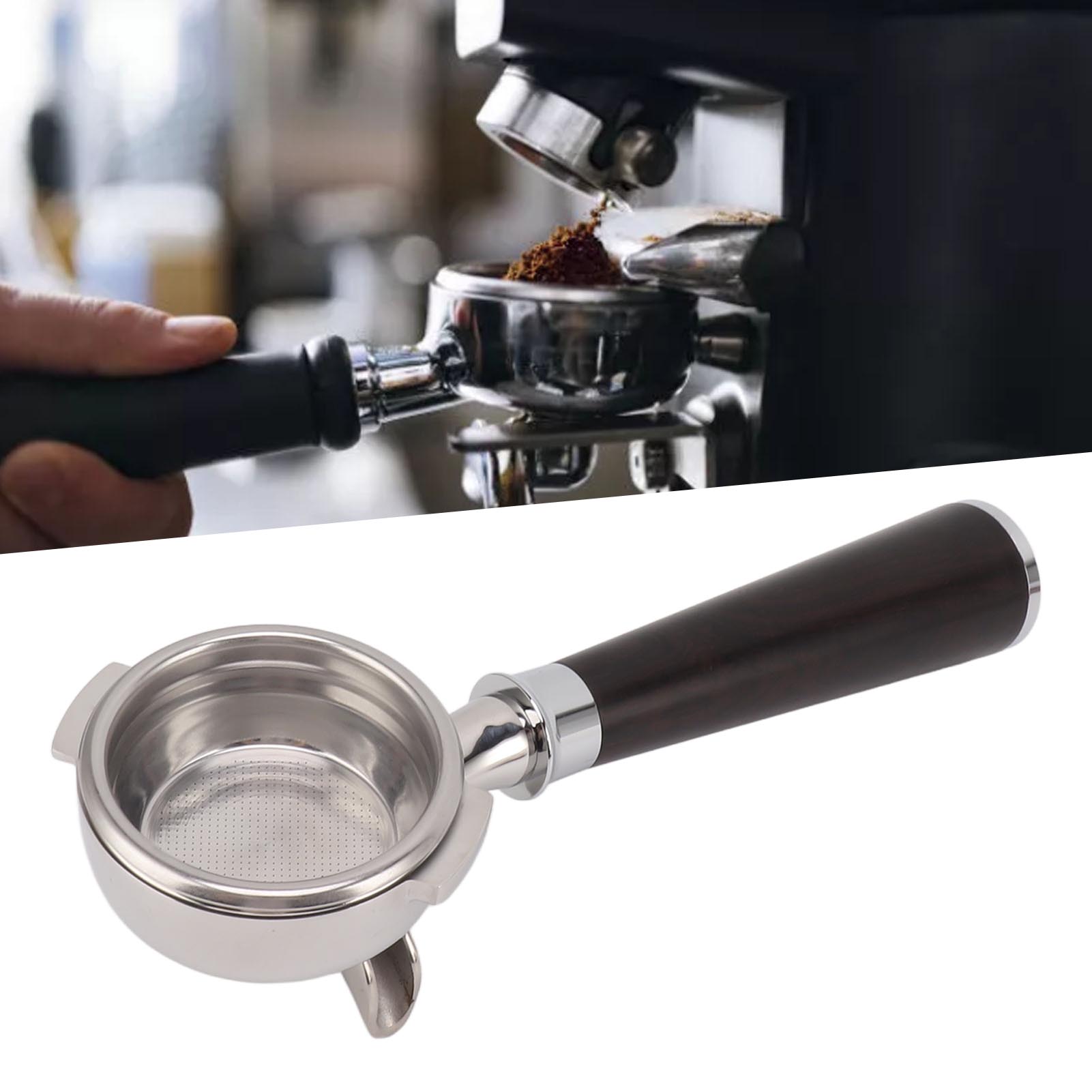 Nowwa Kaffeemaschine Mit Doppelauslauf, 58 Mm, Edelstahlgriff A (lila Sandelholz)