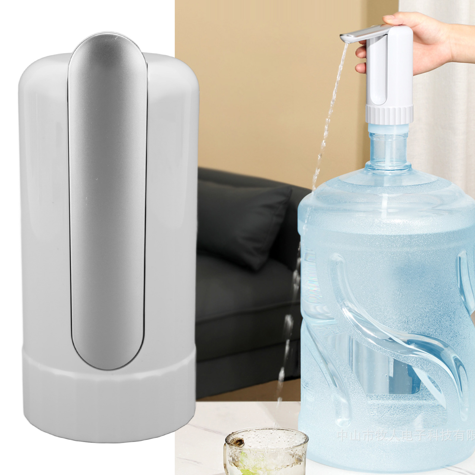 Elektrische Wasserpumpe Für Flaschenwasser, Wasserspender, Wasserdruckgerät Mit Usb-ladeanschluss
