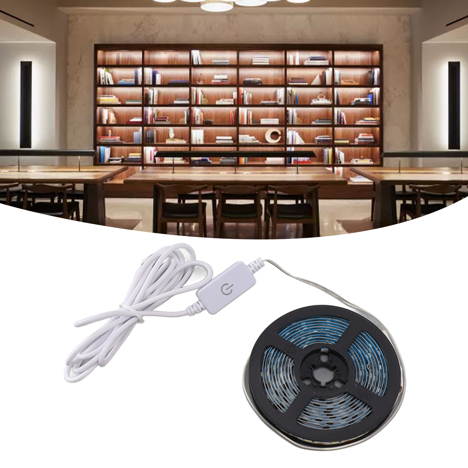 2835 Led-streifen Mit Usb-touch-dimmung, Wasserdicht, 5v Niederspannung, Flexibler Streifen, Außenwegbeleuchtung, Ambientelichtstreifen.