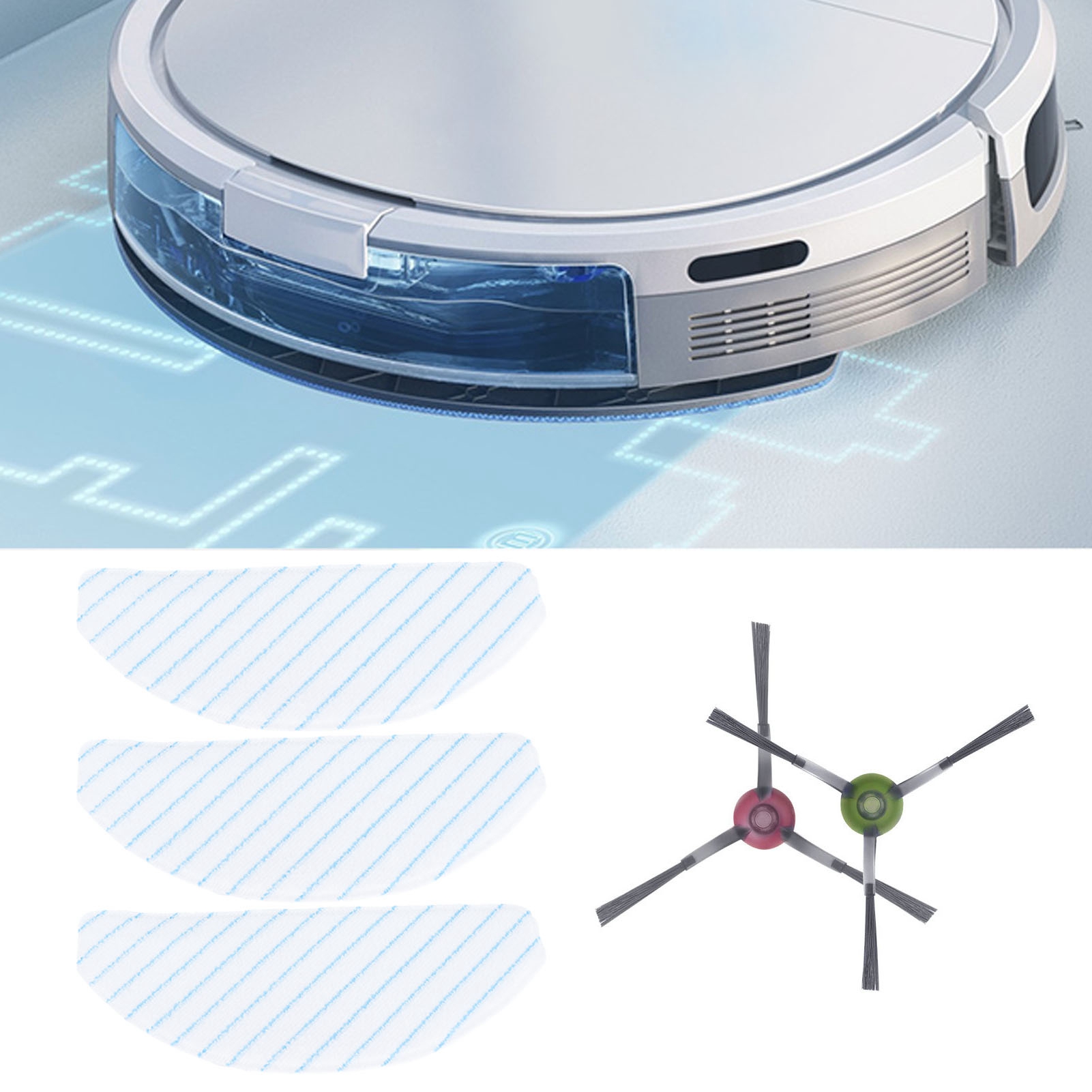 Packung Mit 5 Reinigungstüchern Für Ecovacs T9 Aivi/aivi+ Saugroboter