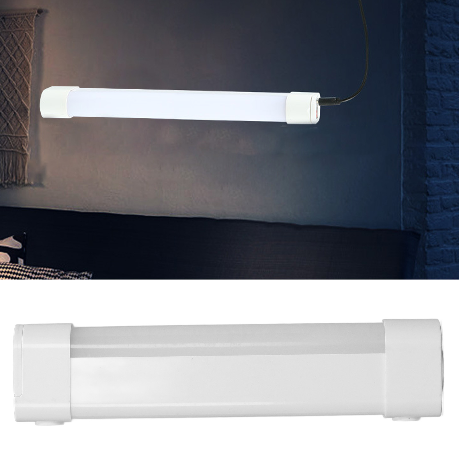Diese Campinglampe Ist Mit Einem Solarpanel Und Led-röhren Für Notbeleuchtung Ausgestattet. Sie Ist Wiederaufladbar Und Eignet Sich Ideal Zum Campen, Für Notfallsets Bei Hurrikanen Und Auf Reisen.