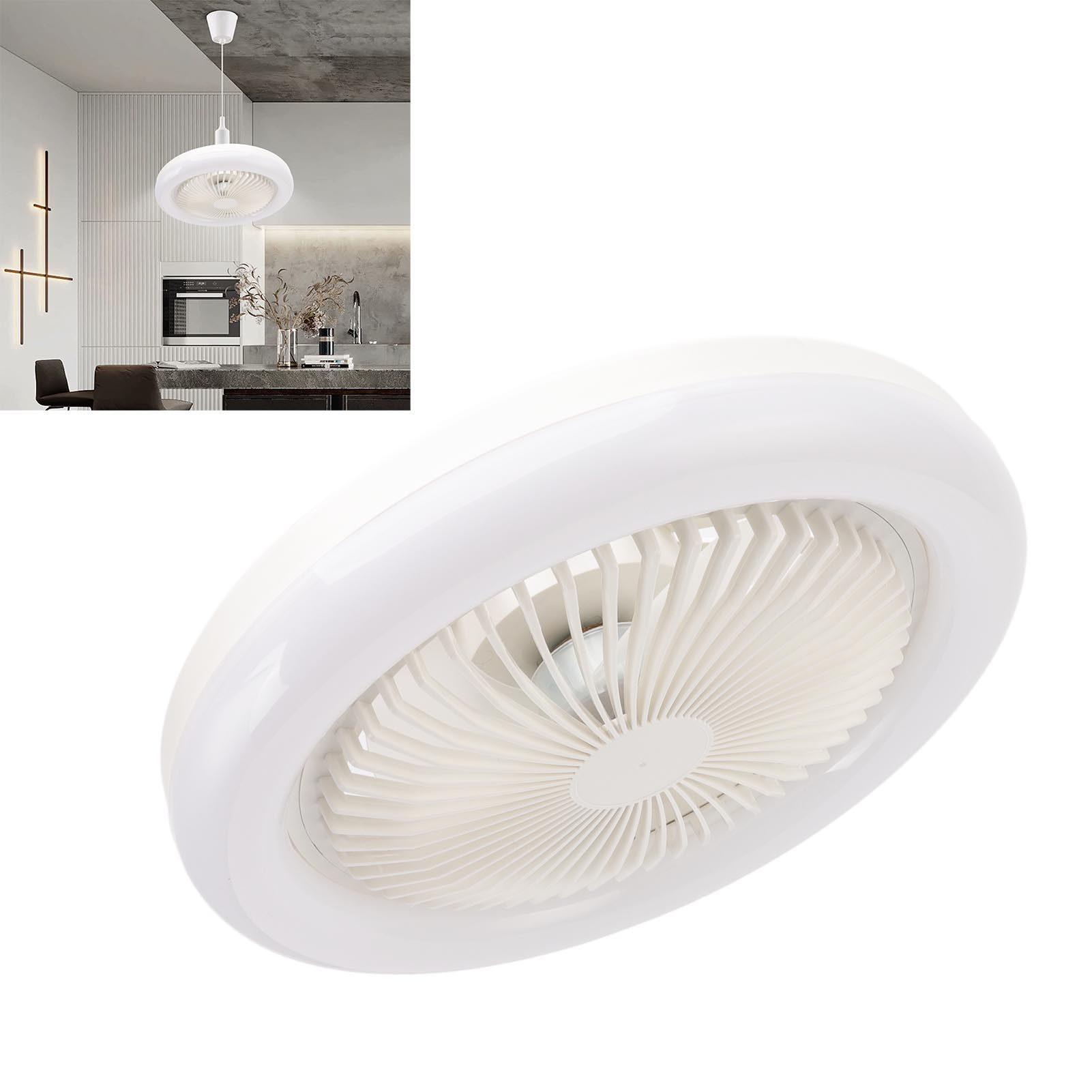 9,8 Zoll Großer, Heller Deckenventilator, Klein, E27-sockel, 36 W, Leise, Verstellbare Led, Ideal Für Kinderzimmer Und Schlafzimmer.