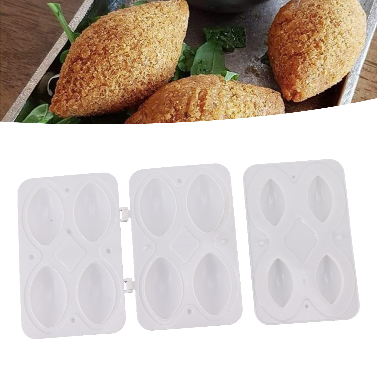 Koba Fleischbällchenformer, Küchenmaschine Für Fleischfüllungen, Diy-fleischbällchenform (vier Fächer)