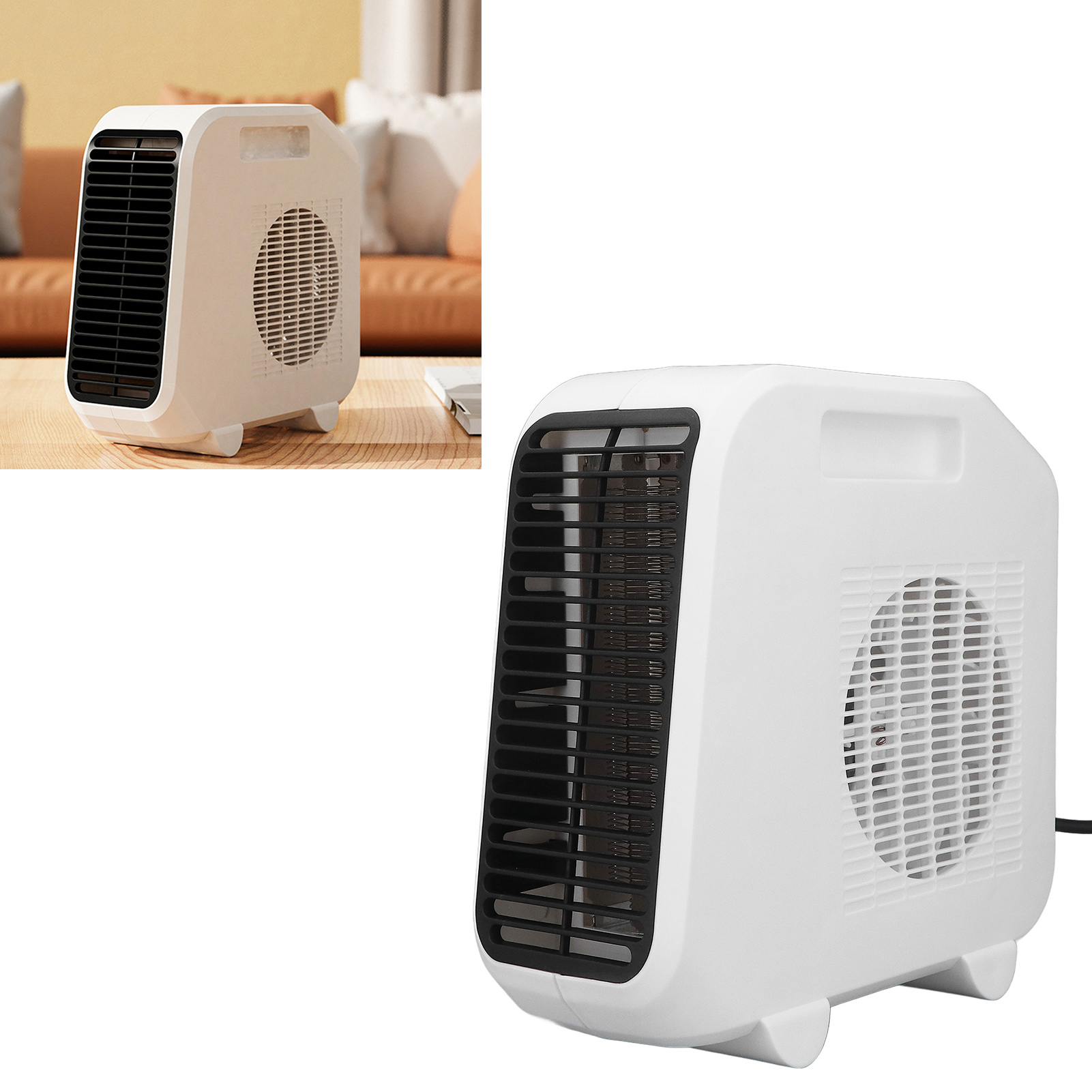 Mini-heizgerät Mit Hoher Leistung (1800 W), Zusatzheizung, Leistungsstarker, Ventilatorunterstützter Tischheizer, Tragbare Heizung, Kleines Geschenk, Europäischer Standard 220 V