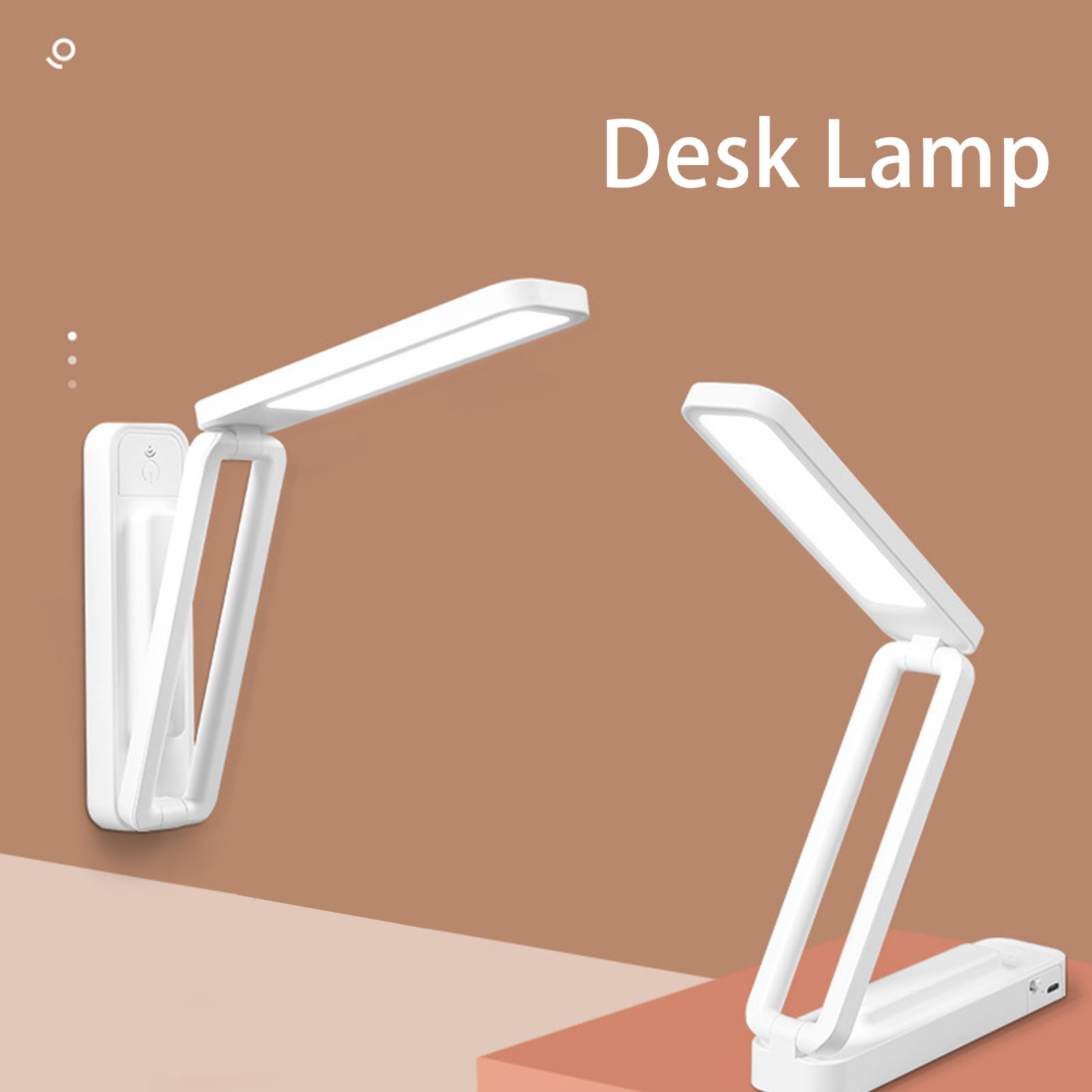 Kreative Schreibtischlampe Für Studentenwohnheime, Wiederaufladbar Und Faltbar, Mit Klappdeckel, Komfortable Leselampe Fürs Bett, Weißes Licht (947), Wiederaufladbar, 2000 Mah