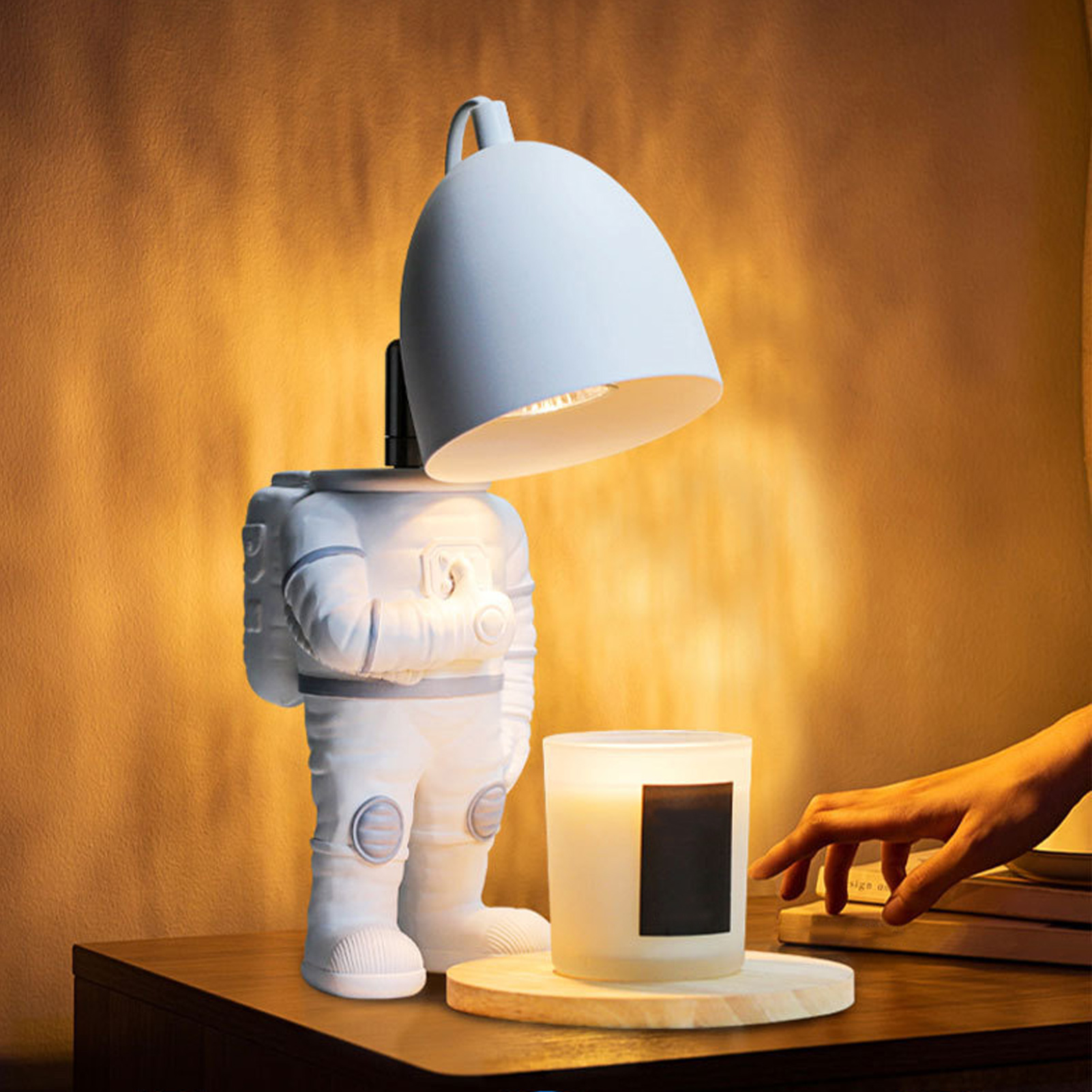 Aromatherapie-kerzenschmelzroboter, Ätherische Öllampe Zum Schmelzen Von Kerzen, Dimmbare Kerzenlampe, Nachttischlampe Fürs Schlafzimmer, Aromatherapielampe Gemäß Europäischen Normen