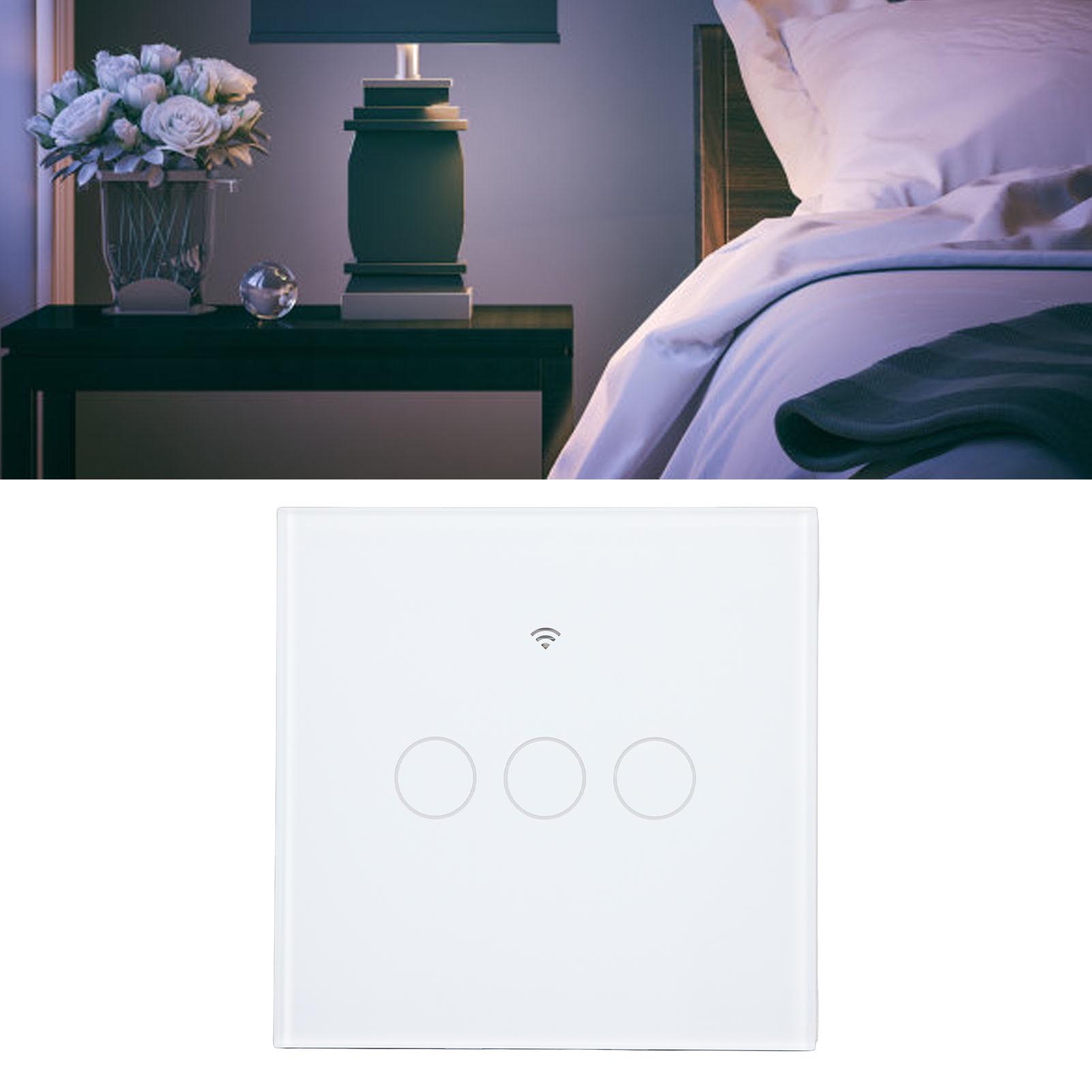 Rf433 Smart Switch – Universelles Touch-bedienfeld Mit Sprachsteuerung Und Timer, Ein-/neutral-/phasenschaltung