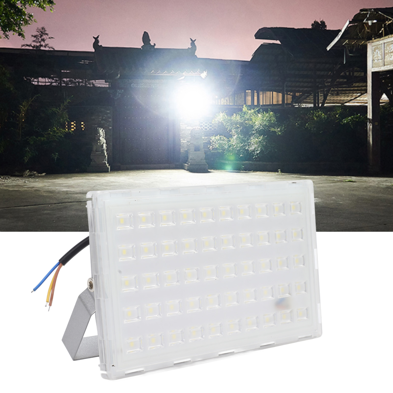 Wasserdichter 50-w-led-fluter Für Die Außenbeleuchtung, Hochleistungs-fluter Für Industrie, Bergbau Und Sportanlagen