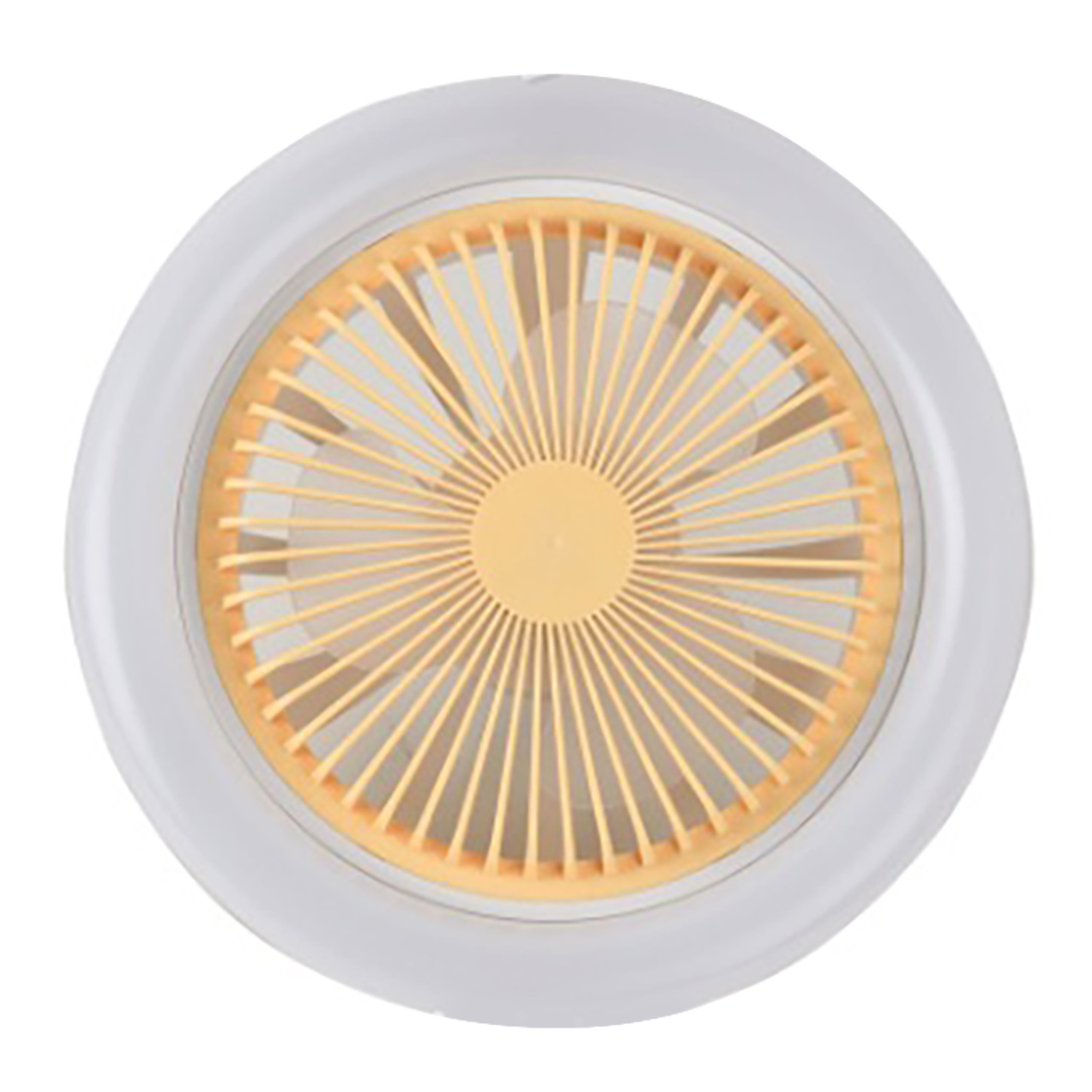 30w Weiße Led-lampe Mit E27-sockel, Deckenventilator Für Schlafzimmer, Büro, Studentenwohnheim, Mini-ventilator.