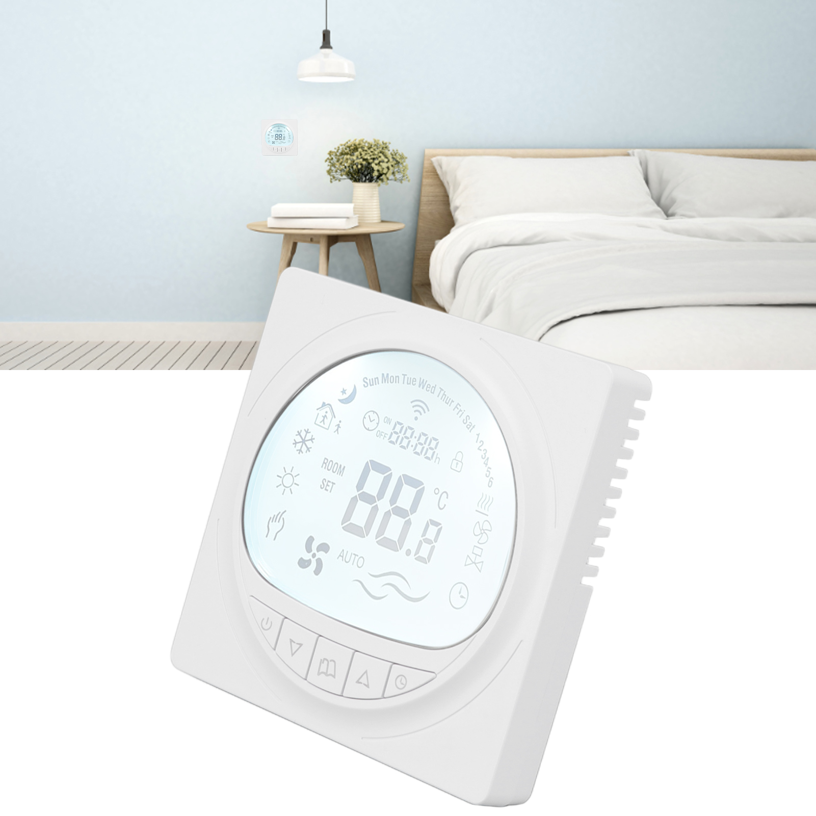 220-v-thermostat Für Warmwasserbereitung, Temperaturregler Für Fußbodenheizung Mit 485-kommunikationsfunktion, Zentrales Steuerungssystem 6606rh