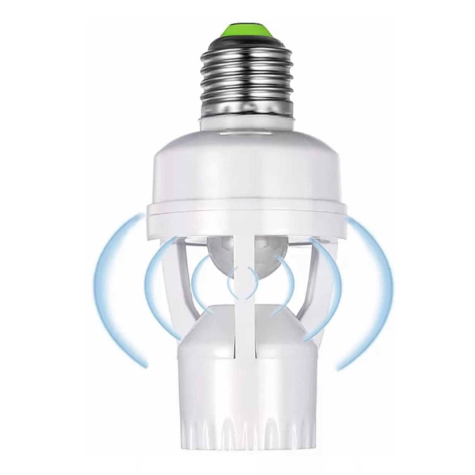 E27-schraubfassung Für Intelligente Infrarot-präsenzmelder-lampen Mit Einstellbarem Verzögerungstimer Für Flurlampen.