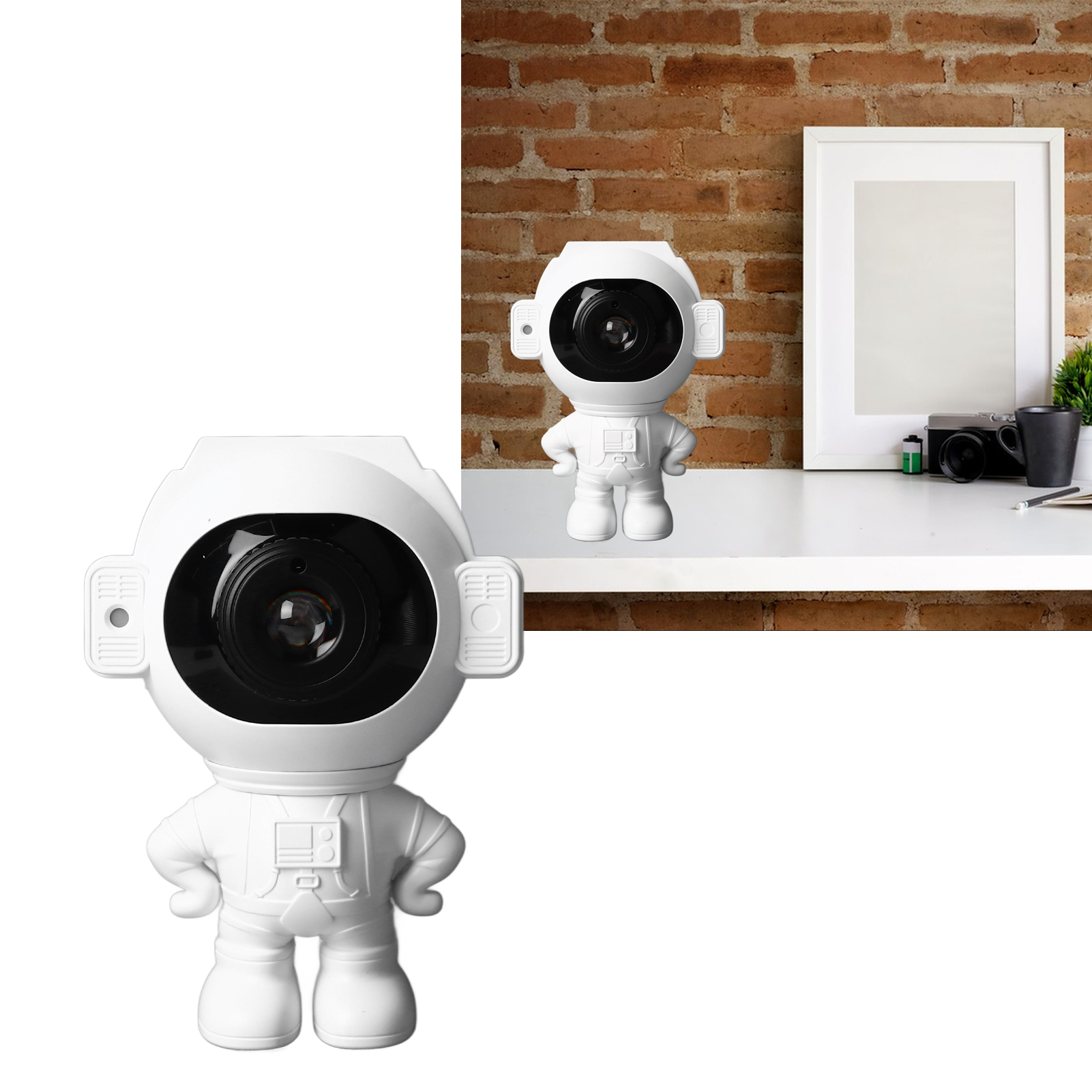 Stimmungsprojektorlampe Mit Sternenhimmel-motiv Im Astronauten-design, Rgb-beleuchtung Und Bluetooth-konnektivität, Ideal Für Partys, Karaoke, Bars, Geburtstage, Weihnachten Und Andere Anlässe.