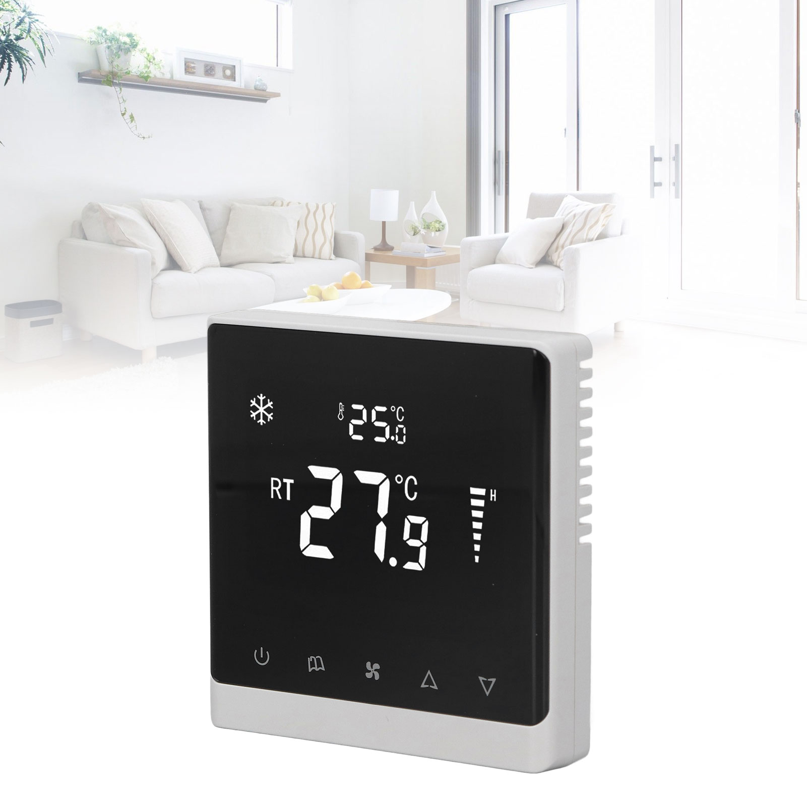 Touchscreen-lüftertemperaturregler 180-260 V
