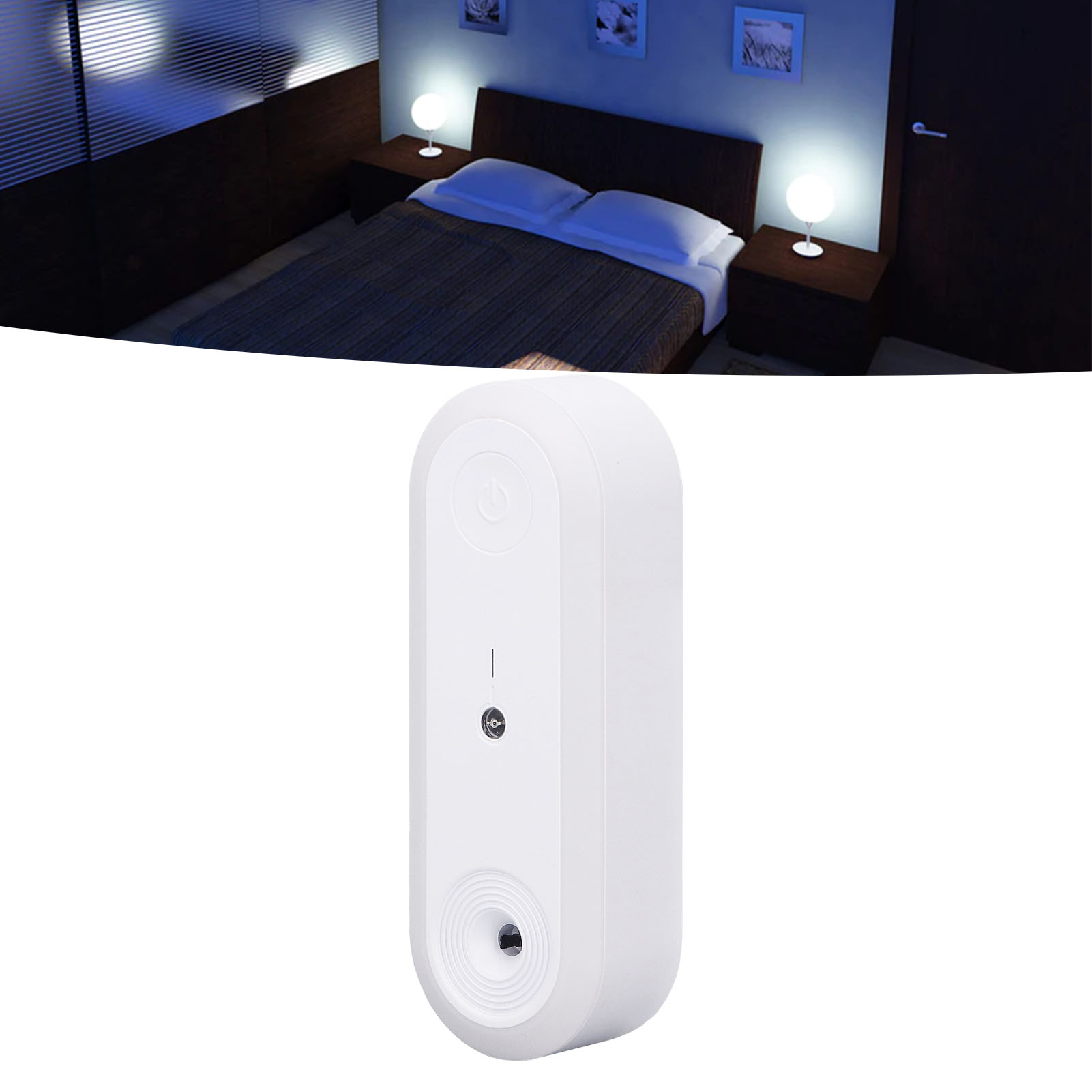 Luftreinigendes Nachtlicht Für Zuhause, Intelligente Led-negativionenlampe Mit Sensor, Rauch- Und Formaldehydbeseitigung, Weiß, 100-240 V, Europäischer Standard.