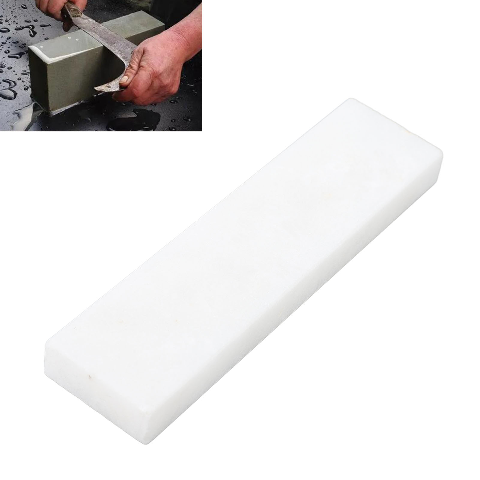 Weißer Jade-schärfstein Der Marke Ruihe, Körnung 8000, Doppelseitig, 10 X 2,5 X 1 Cm