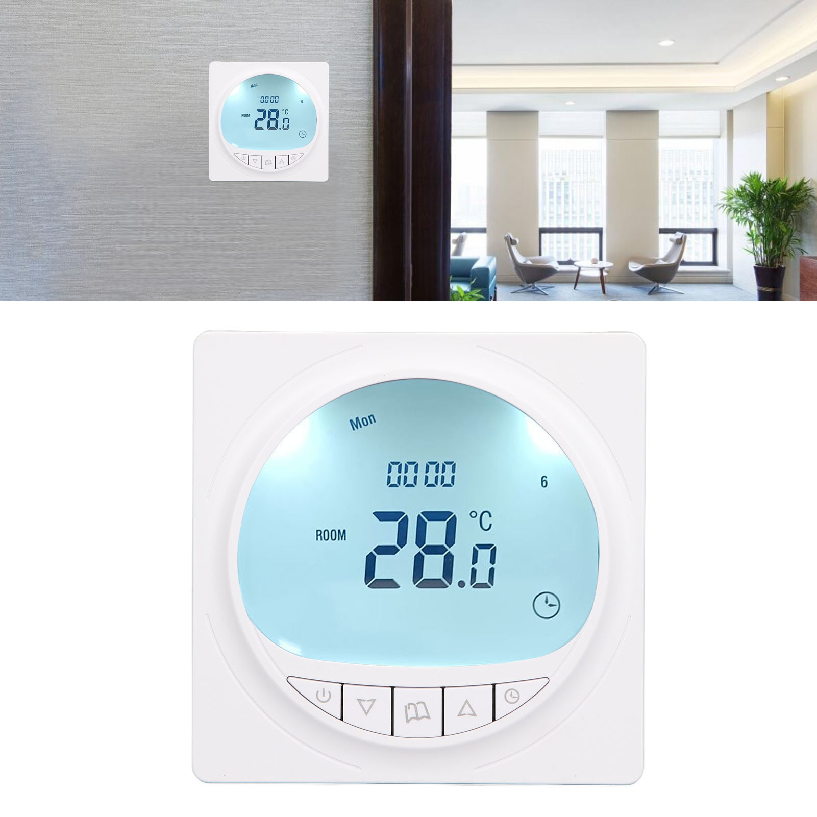 220-v-temperaturregler Für Warmwasserbereiter, Fußbodenheizung, Wandheizkessel, Temperaturregler-panel, Intelligenter Temperaturregler Für Vernetzte Häuser 6606rhld