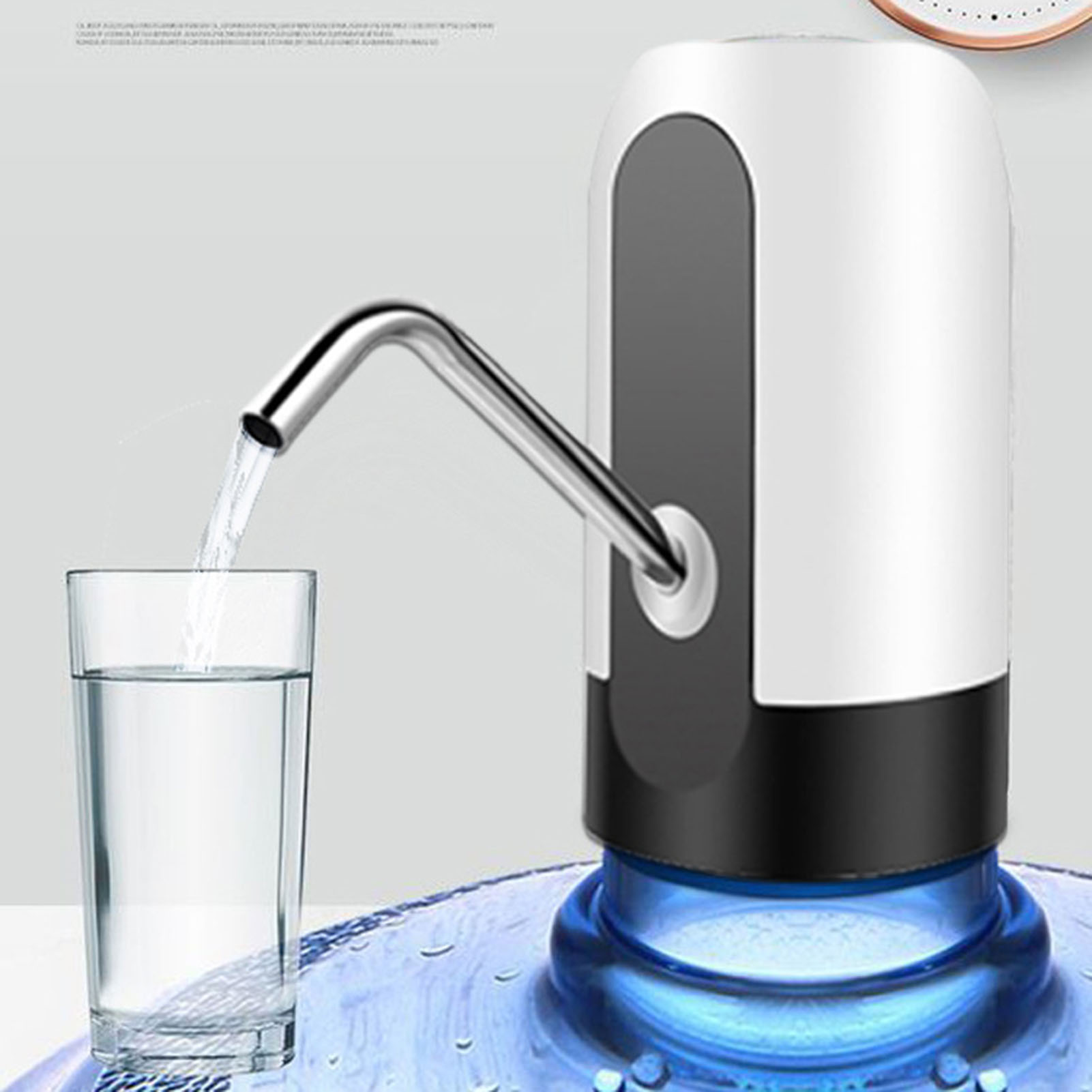 Wasserpumpe Für Flaschenwasser, Automatischer Elektrischer Wasserspender, Mineralwasserpumpe, Unverzichtbares Haushaltsaccessoire, Kleine Wasserpumpe