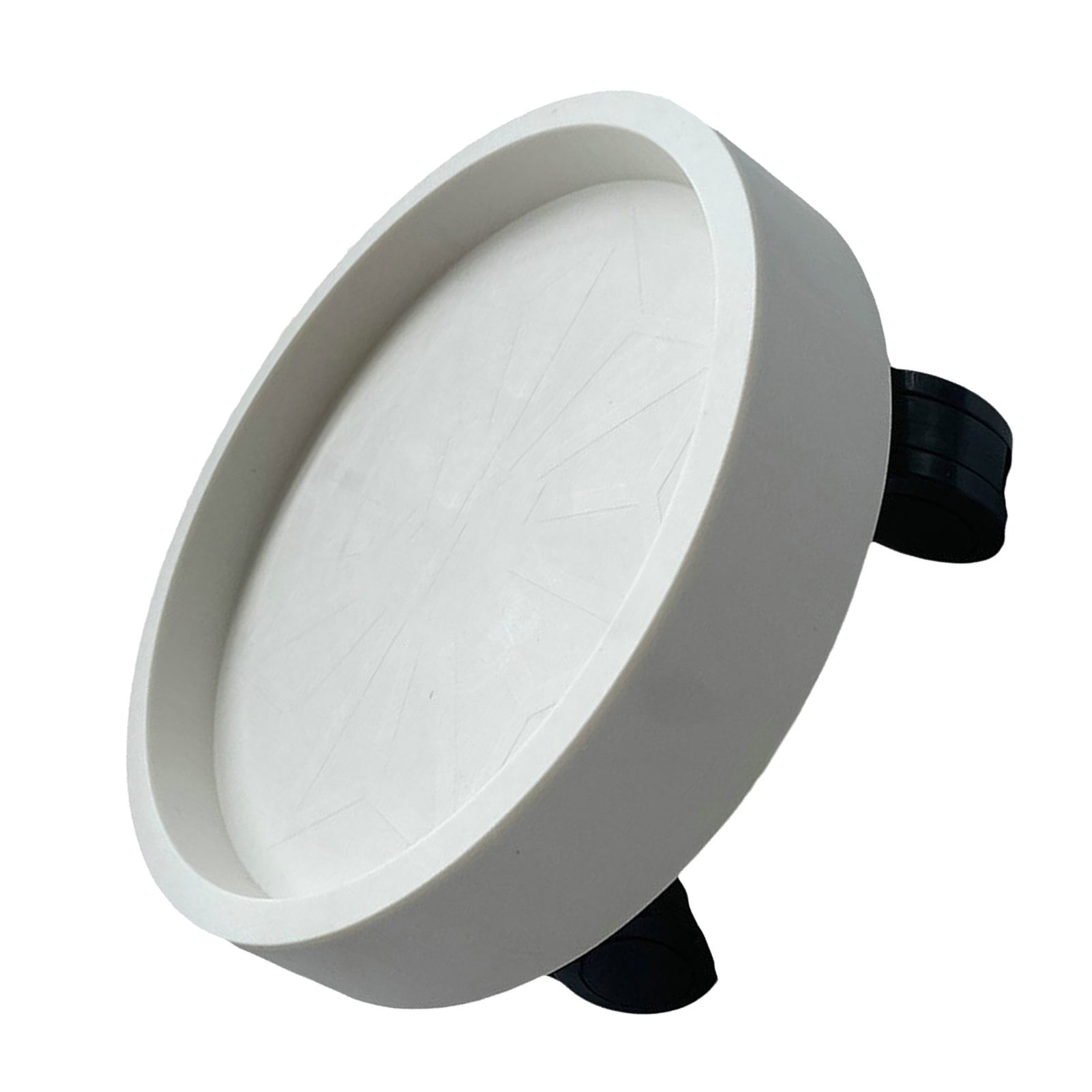 Untersetzer Für Blumentöpfe Mit Universalrollen, Wasserschale, Fahrbarem Fuß, Rundem Kunststoffkissen Für Balkonblumentöpfe, 22 Mm Starker Ständer Aus Gehärtetem Glas Mit Rollen.