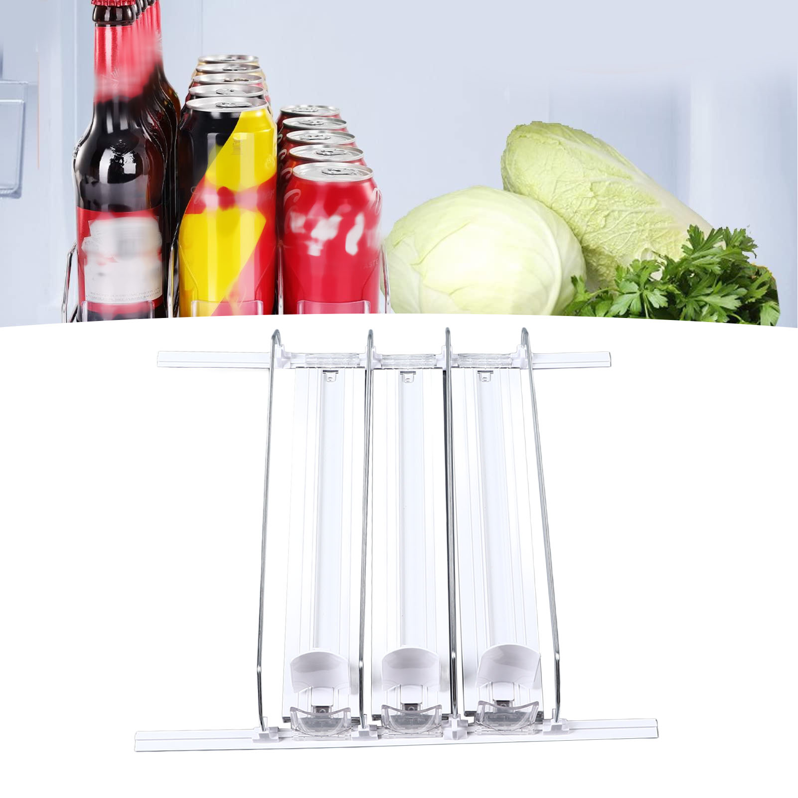 Automatischer Getränkespender, E-förmig, 38 Cm, Weiß.