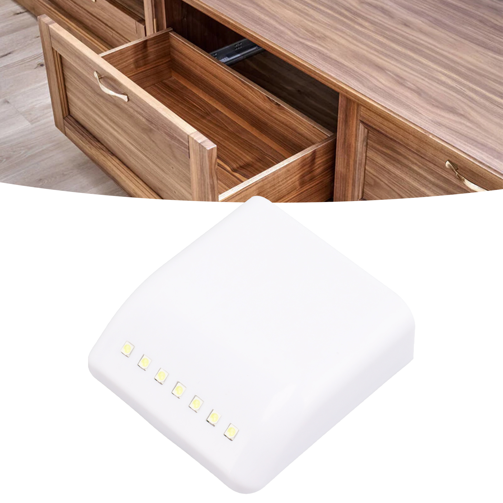 4 Sets/verkauf Von Led-bewegungsmelderleuchten Für Schränke Und Schubladen Sowie 7 Sets Von Led-bewegungsmelderleuchten Für Scharniere.