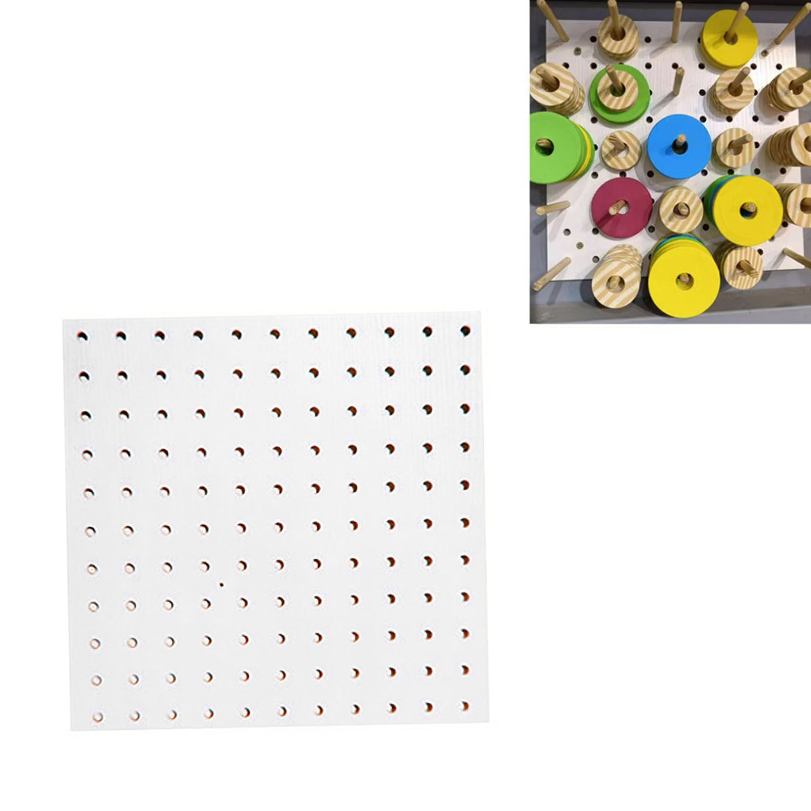 Garnrollenhalter, Pagodenförmiger Garnrollenhalter, Garnrollenhalter Für Den Hausgebrauch, Bietet Platz Für 100 Garnrollen, Zur Wandmontage An Einer Lochwand, 1-lagig.