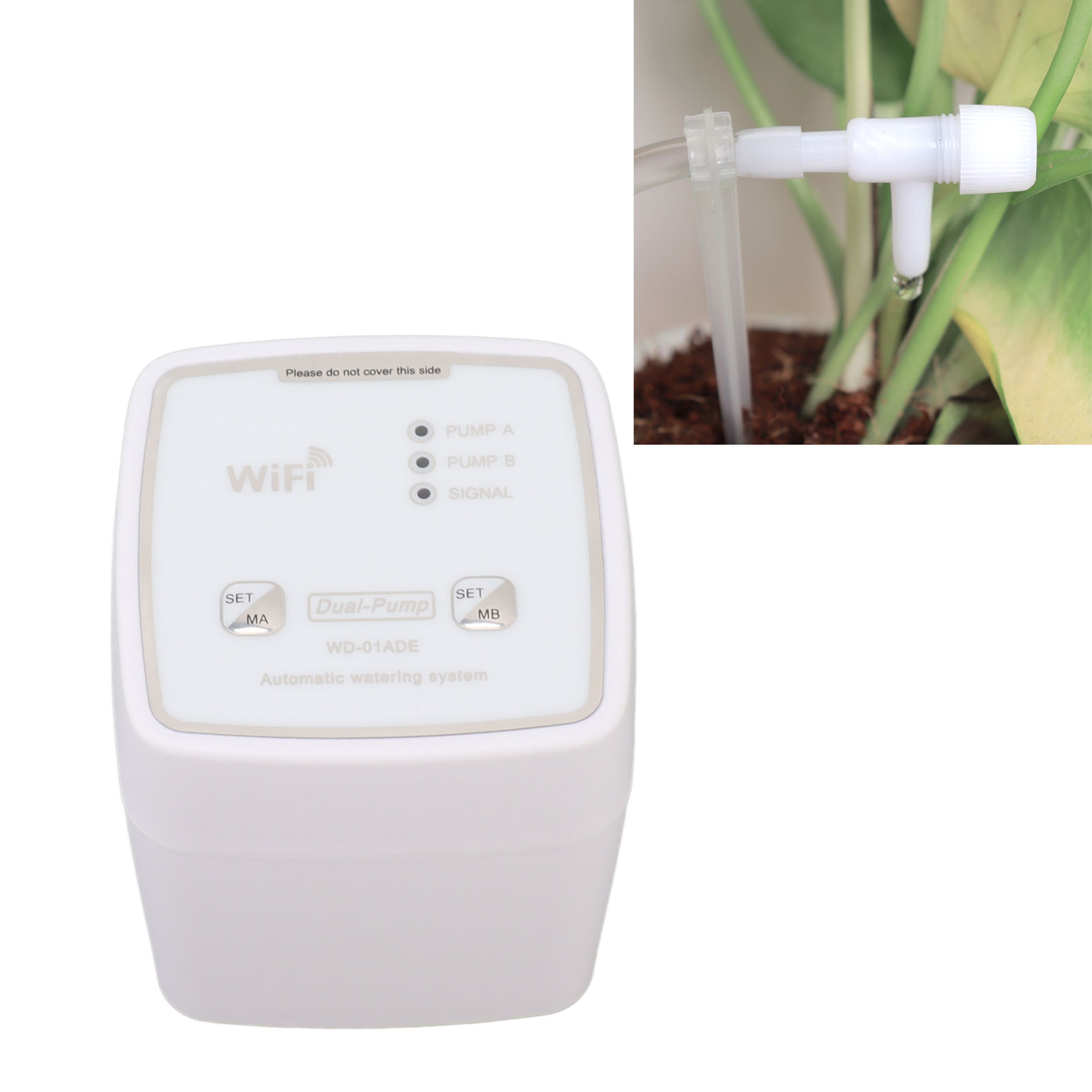 Intelligentes Automatisches Bewässerungssystem Mit Zwei Wlan-pumpen, Fernsteuerbar Per Mobiltelefon, Für Balkongärten Und Topfpflanzen Kann Bis Zu 20 Töpfe Bewässern.