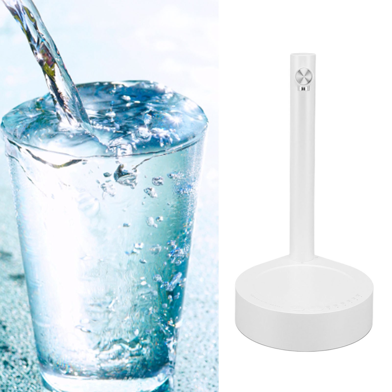 Intelligente Elektrische Tischwasserpumpe Mit 6 Einstellbaren Geschwindigkeiten, Kabelloser Wasserspender Für Den Tisch, Einstellbarer Wasserdurchfluss, Tragbar Und Abnehmbar, Geeignet Für Zuhause, Bü