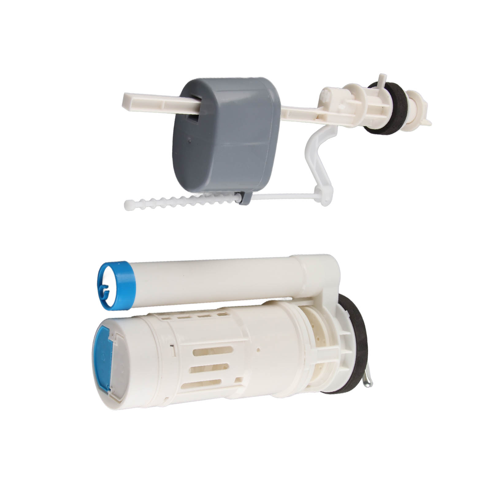 20-cm-badarmaturenset, Wc-zubehör, Zubehör Für 20-cm-thermoform-zweimengenspülkästen, Badezimmerzubehör, Wc-sitzzubehör