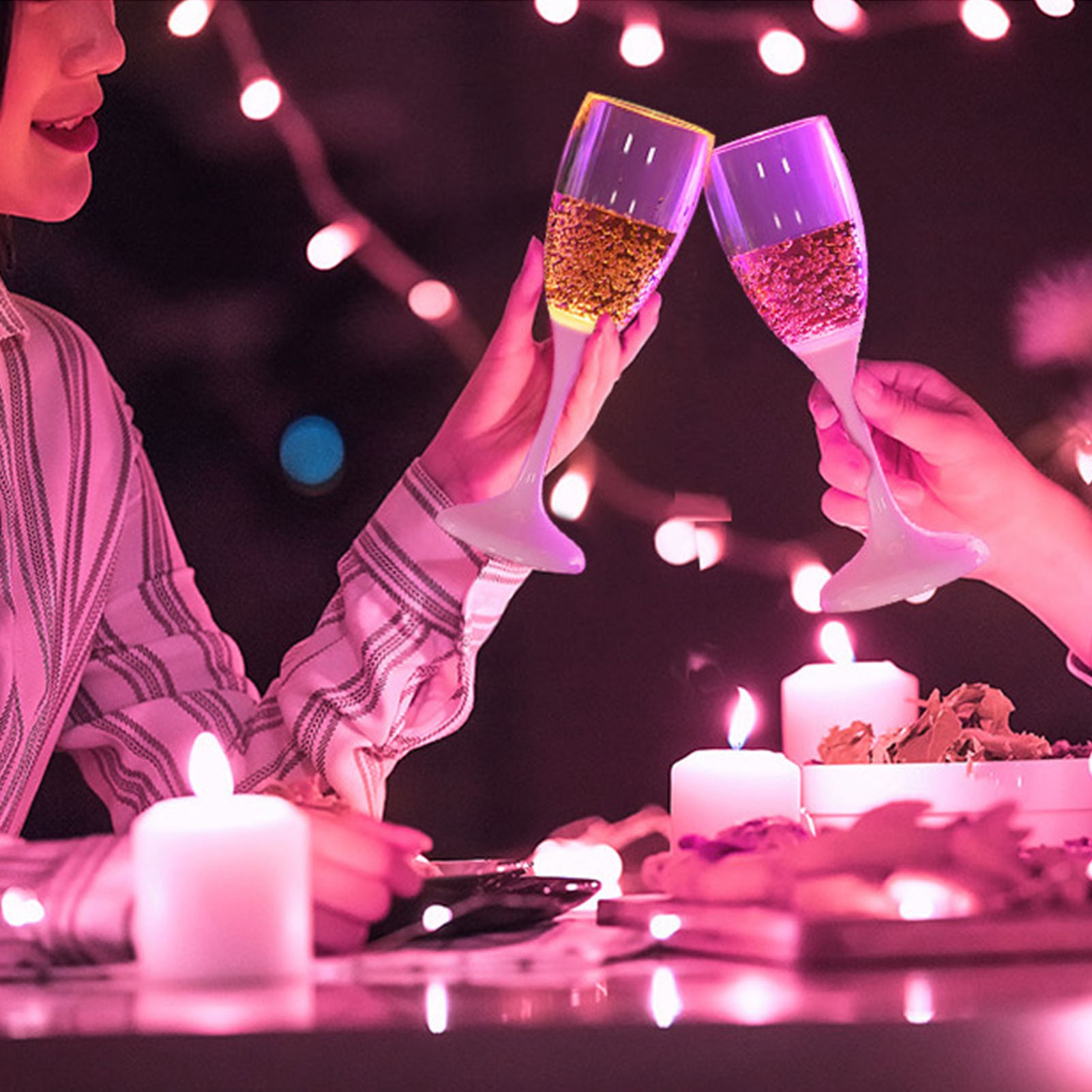 Led-beleuchteter Becher, Kreatives Champagnerglas Für Bar/ktv, Ideal Für Bankette Und Zur Schaffung Einer Besonderen Atmosphäre.