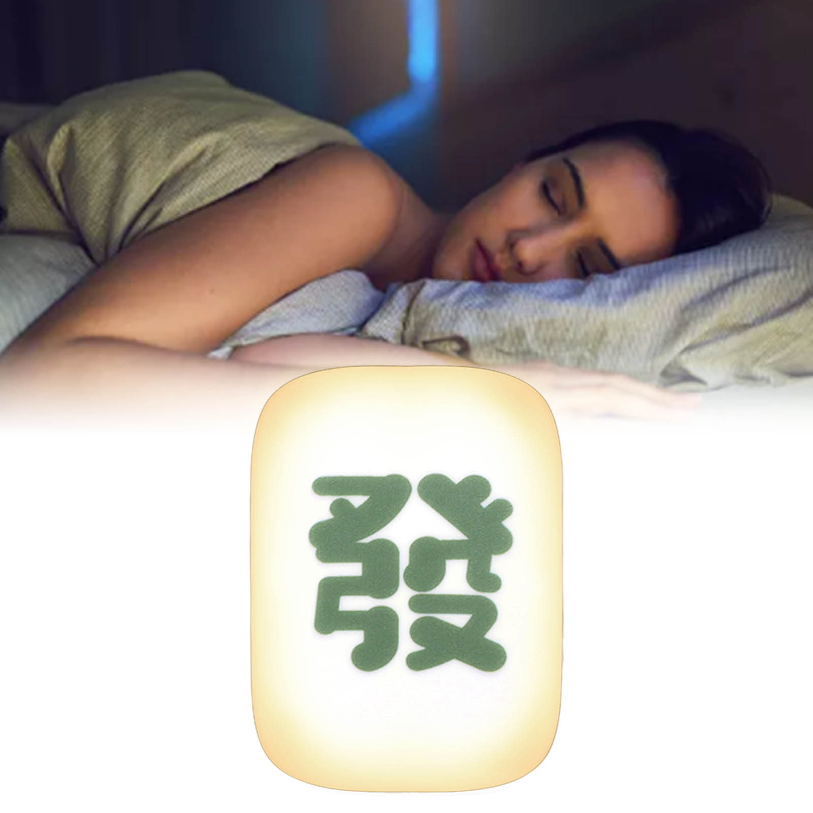 Mahjong-glücksbringer-nachtlicht, Niedliches Mini-nachtlicht Im Chinesischen Stil, Tragbar, Usb-beheizbar