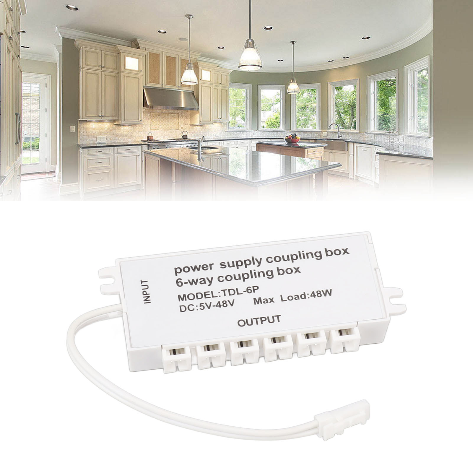 6-fach Verteilerdose Mit Led-anschlüssen, Dupont-steckverbindern Und Dc-leistungsverteiler