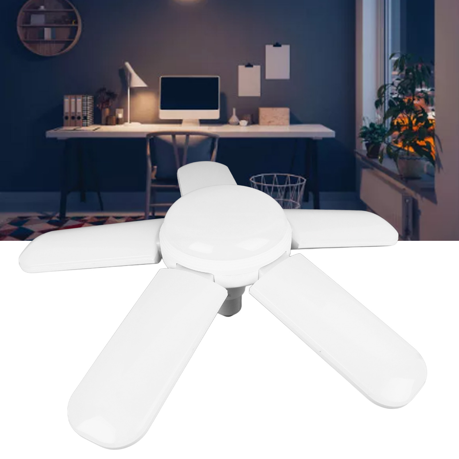 Fünfflügelige Led-lampe, Mini-faltblattlampe, Garagenleuchte
