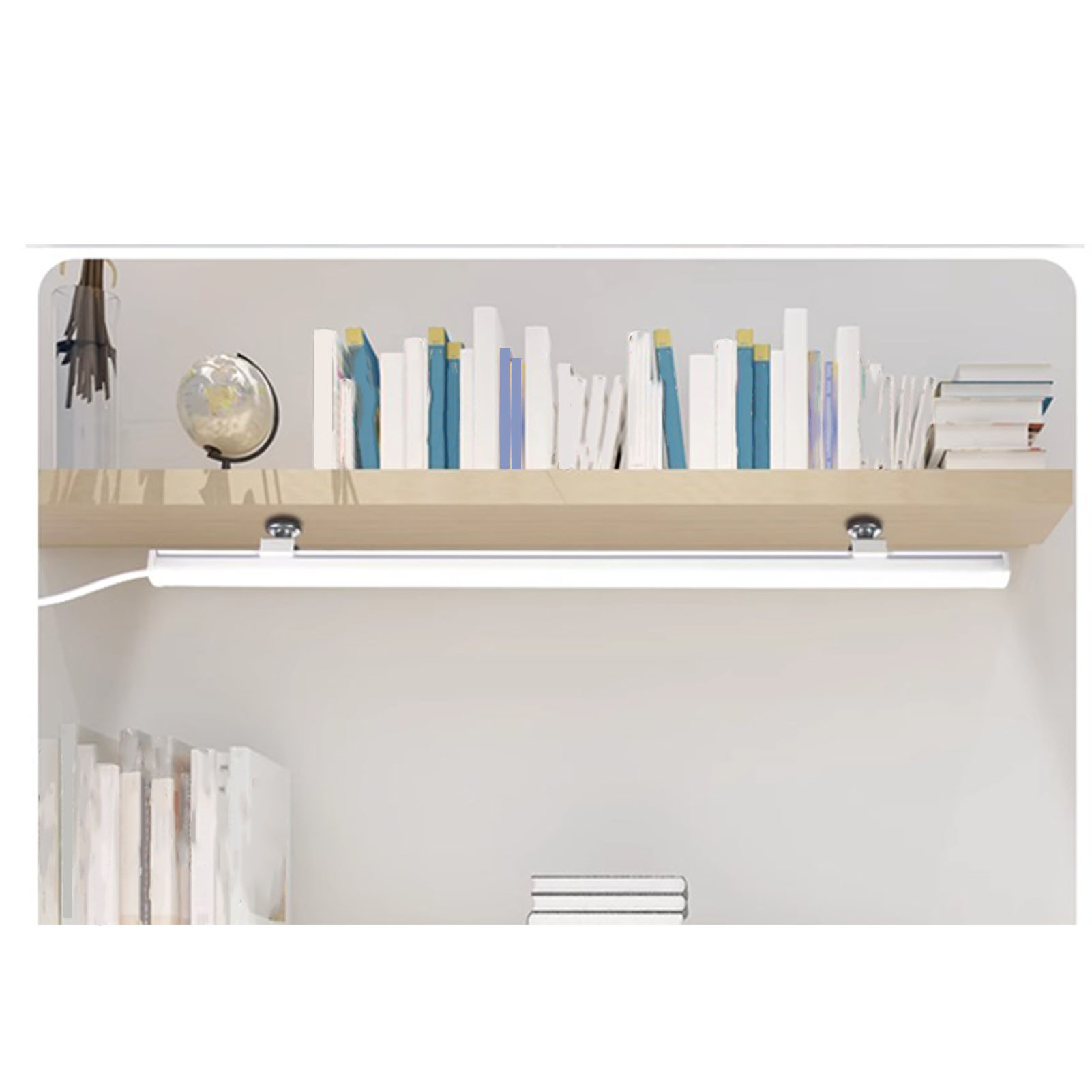 Led-schreibtischlampe Für Studentenwohnheime, Augenschonend, Wiederaufladbar, Magnetische Wandleuchte Für Etagenbetten, Ein Muss Für Studenten, Super Coole Schreibtischlampe.