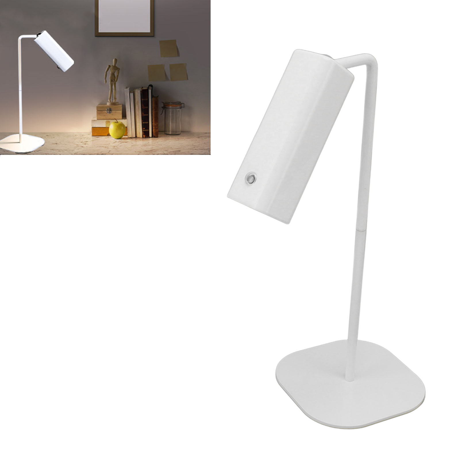 Wiederaufladbare Led-schreibtischlampe Über Usb Für Schüler Mit Stufenloser Dimmfunktion Und Multifunktionalem Augenschutz.