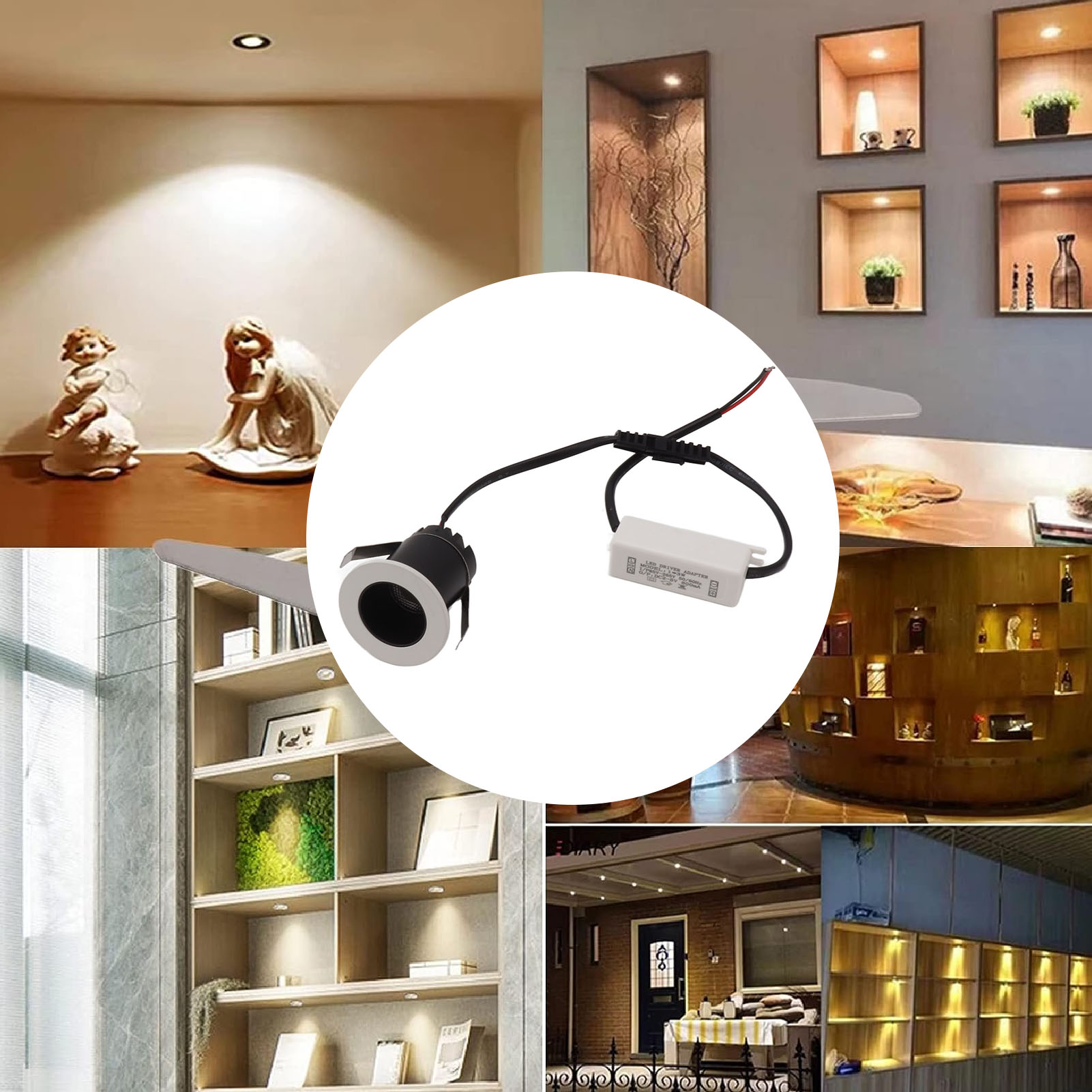 Led-einbaustrahler Für Möbel, Hotelwandbeleuchtung, 3-w-ministrahler