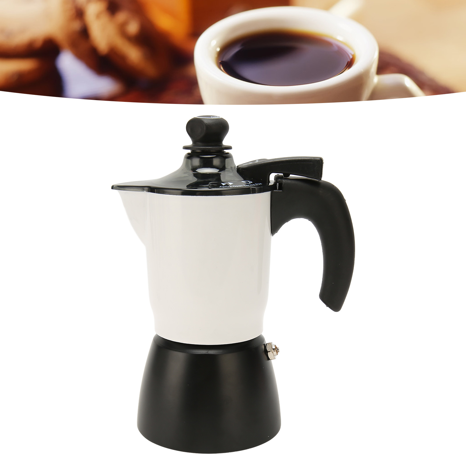 Italienische Moka-kaffeekanne (150 Ml) Zur Zubereitung Von Kaffee Zu Hause
