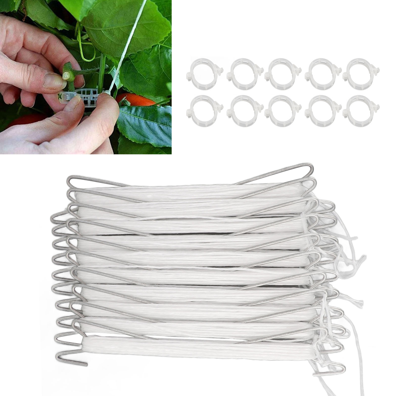 Hängehaken Für Tomatenpflanzen, Haken Für Tomaten, Hängehaken Für Kletterpflanzen In Gewächshäusern, Hängehaken Für Weinreben Und Wassermelonenpflanzen