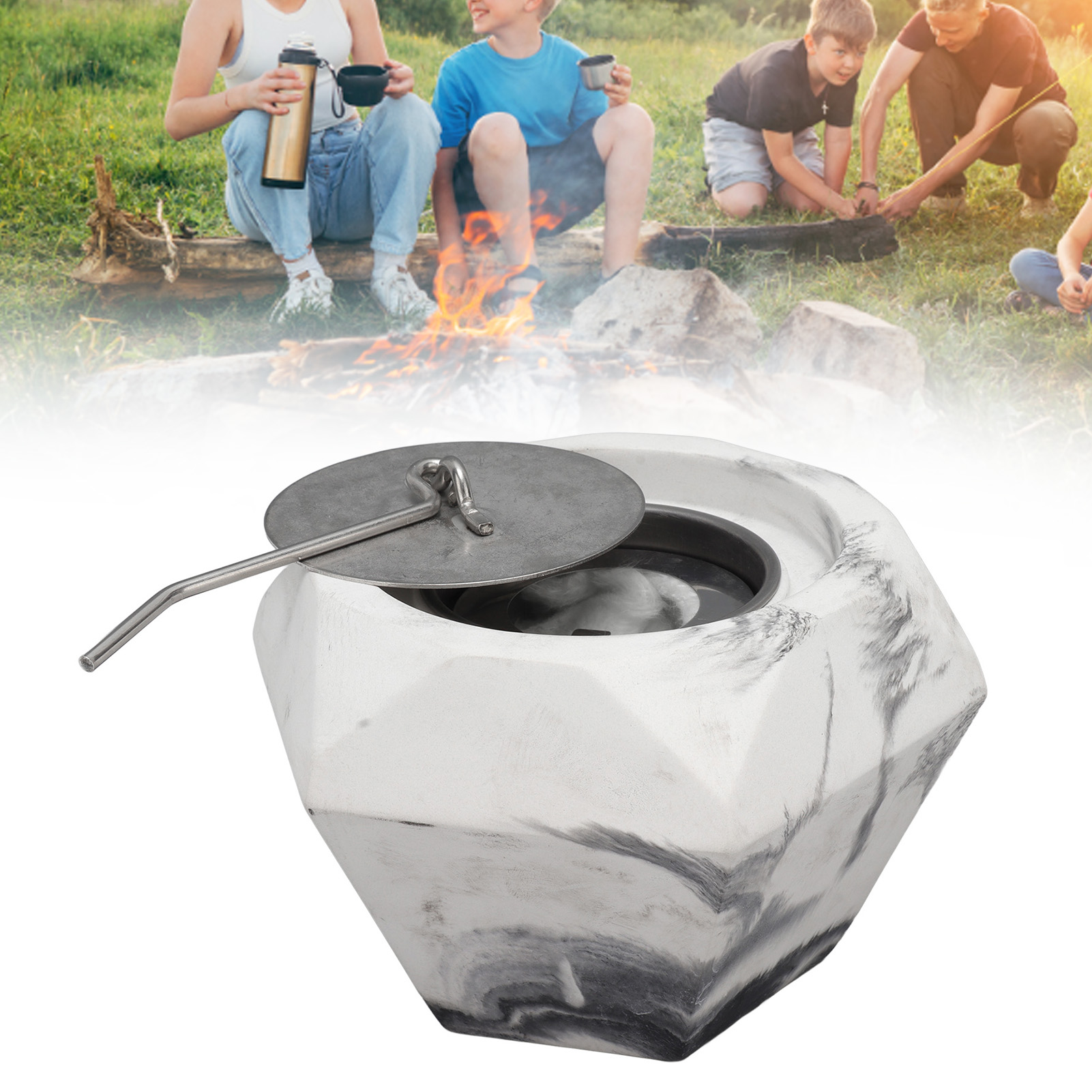 Tragbarer Outdoor-kocher, Tisch-spiritusbrenner, Lange Brenndauer, Heizofen Für Den Außenbereich
