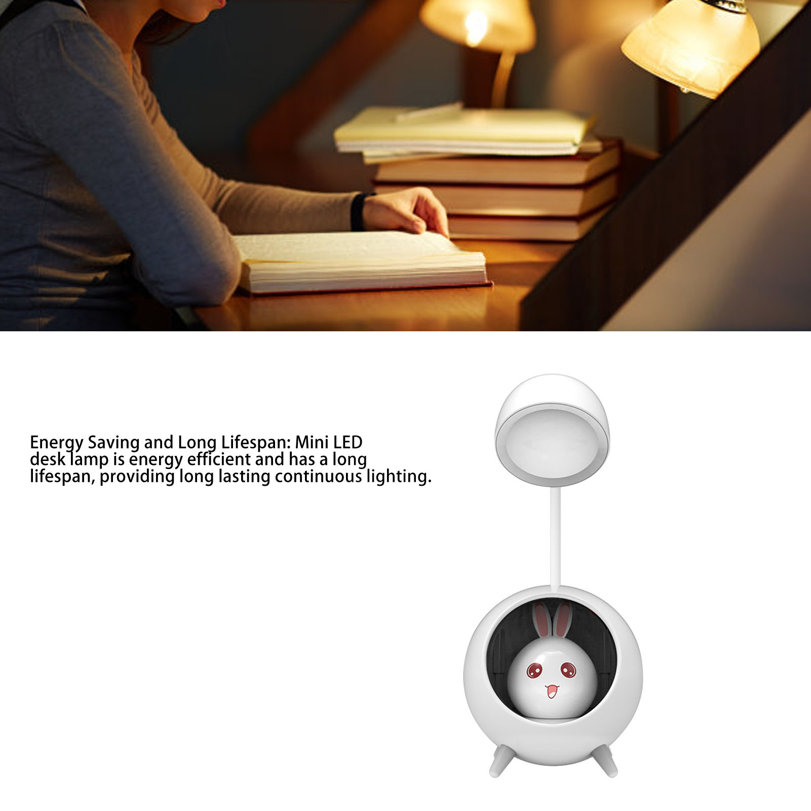 Neue, Kreative Und Niedliche Mini-led-schreibtischlampe Für Zuhause, Büro, Studenten, Reisen Und Als Angenehmes Nachtlicht Für Die Augen