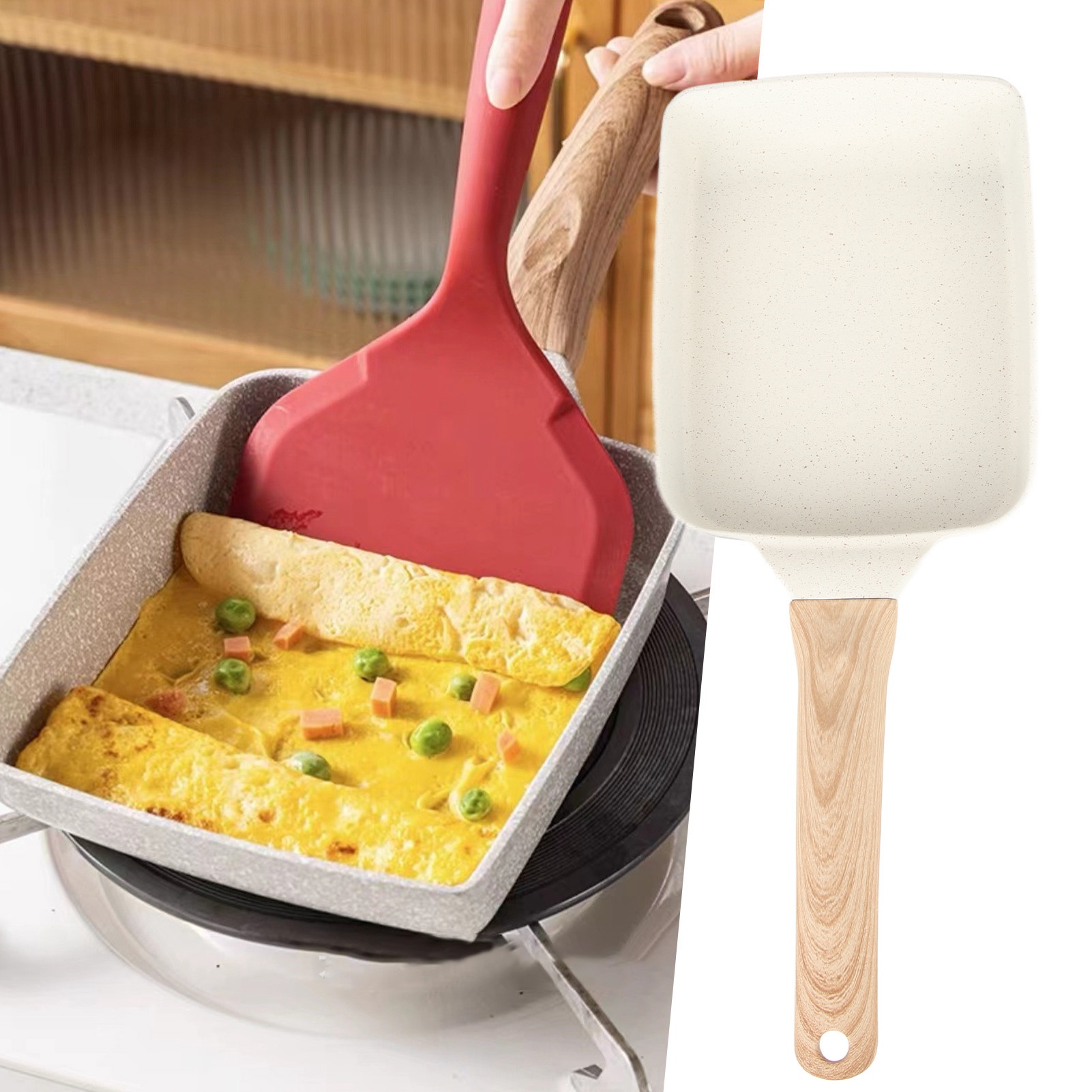 Antihaftbeschichtete Steinpfanne Für Shumai-eier, Haushaltspfanne Für Eier, Pfannkuchen Und Frühstück.