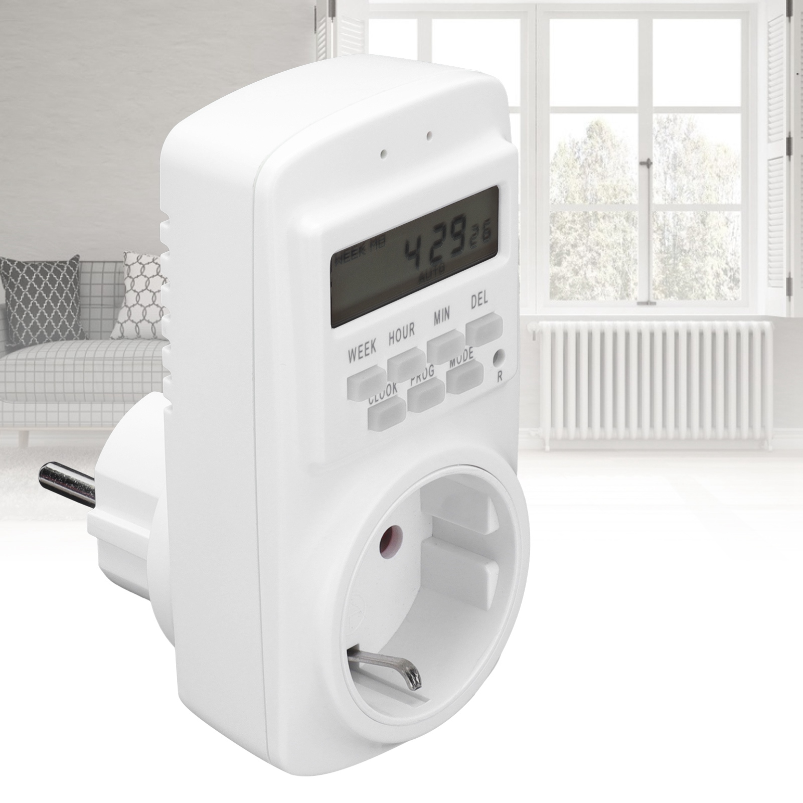 Standard-europäische 90-250v 16a Steckdose Mit Fernbedienung, Elektronischem Timer, Automatischer Abschaltung, Smart-home-steckdose.