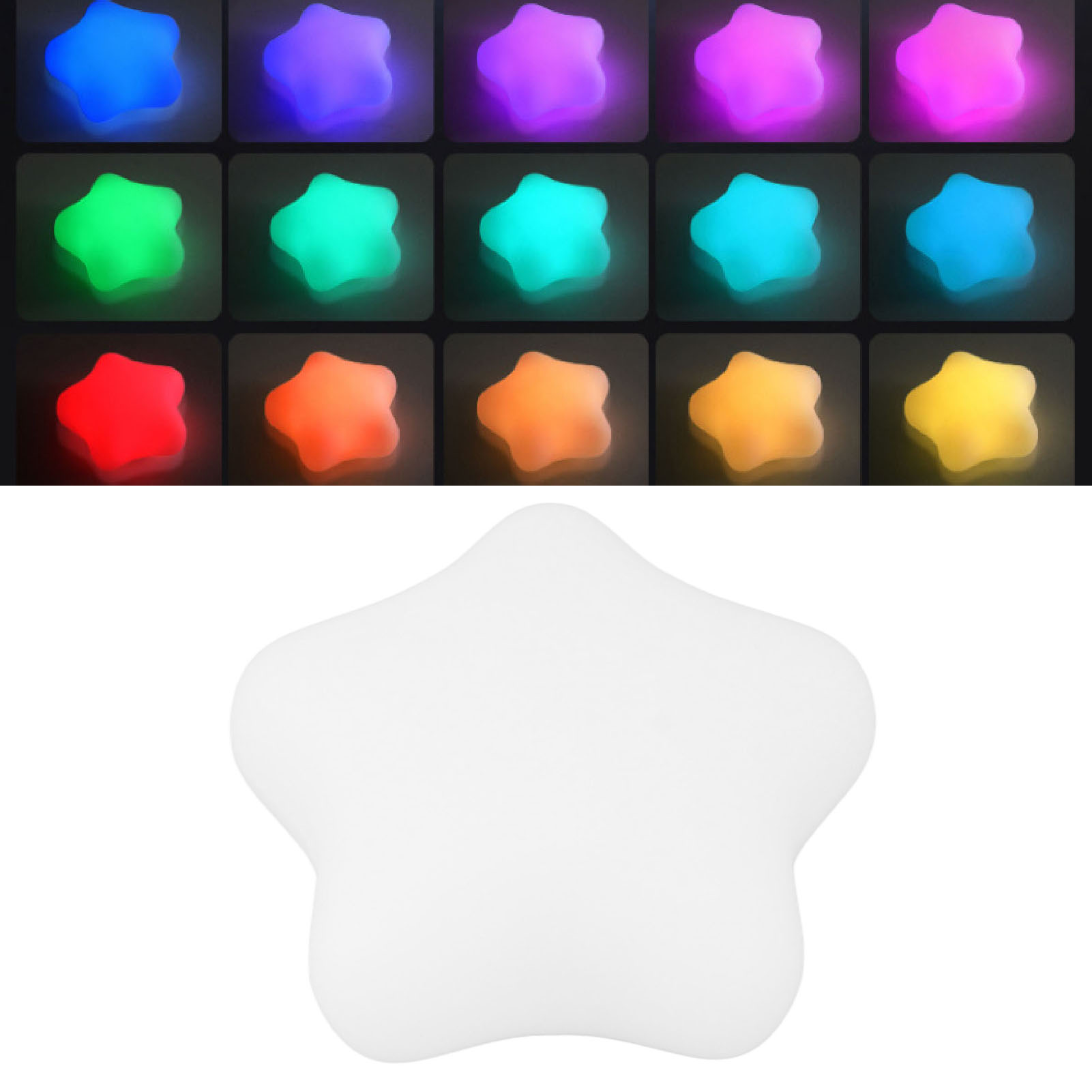 Dimmbare Led-sternenlampe, Ip68 Wasserdicht, Wiederaufladbar, Einstellbare Rgb-farben, Fernbedienung, Nachtlicht, Dekorative Beleuchtung Für Den Innen- Und Außenbereich.