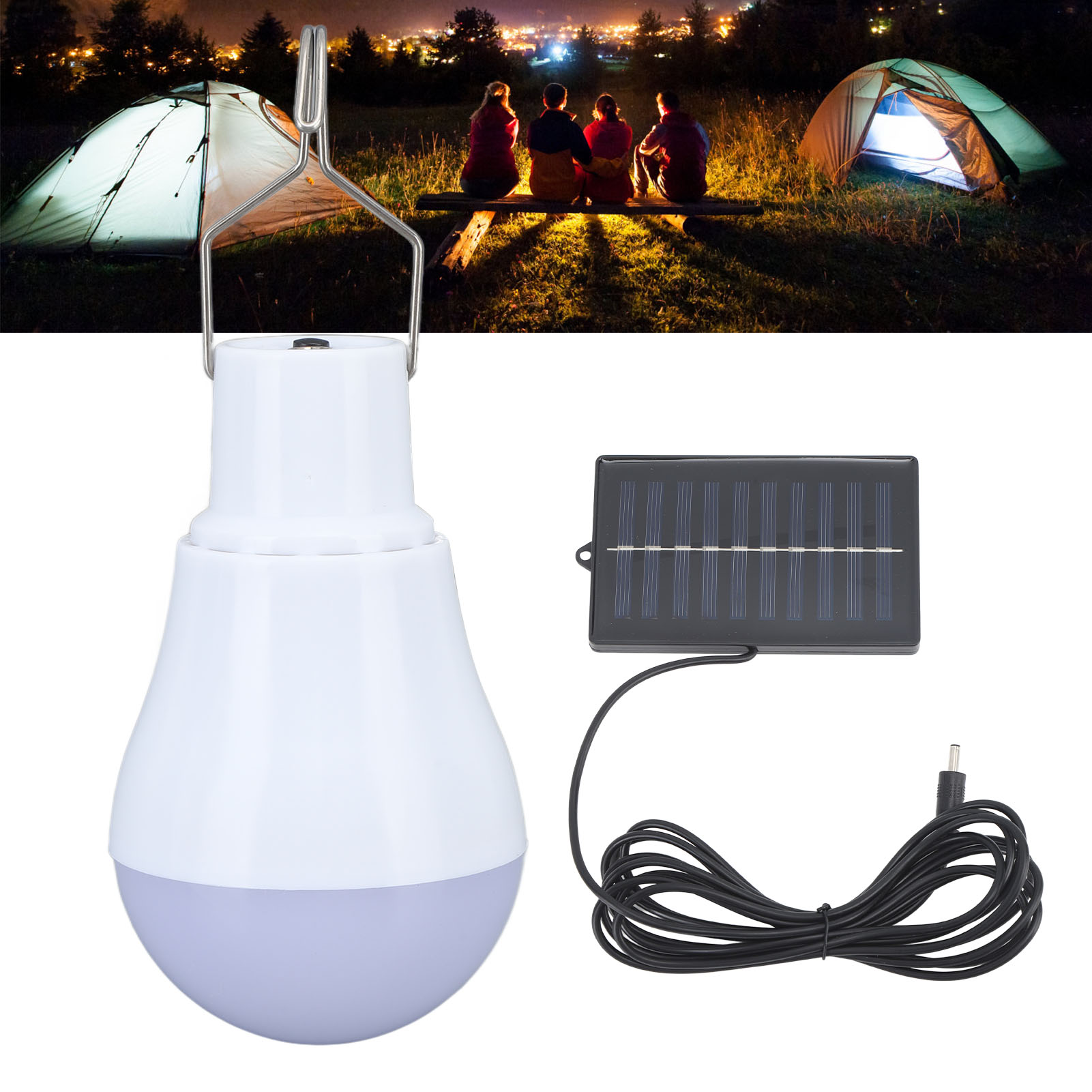 Solarbetriebene Led-notleuchte Für Den Außenbereich, Hängelampe Für Camping, Nachtmarkt, Wiederaufladbare Solar-notlampe.