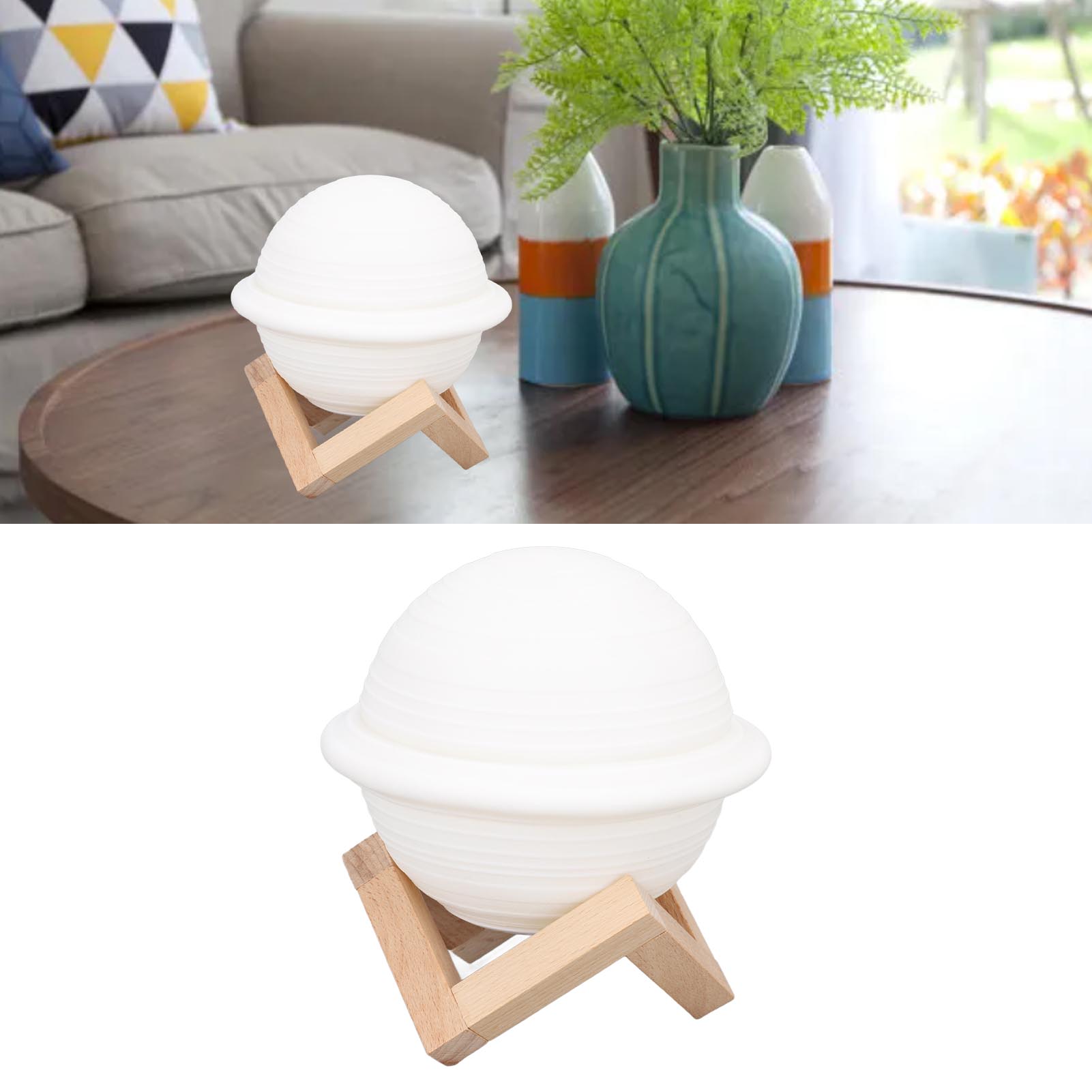 3d-saturn-luftbefeuchterlampe – Saturn-planetenlampe – Aromatherapie – Kreative Dekoration – Led-nachtlicht