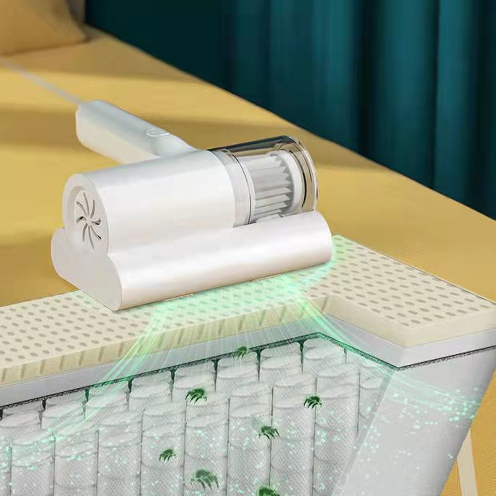 Haushaltsstaubsauger, Milbenbekämpfungsgerät, Kleiner Tragbarer Ultraschall-uv-sterilisator, Milbenbekämpfungsgerät.