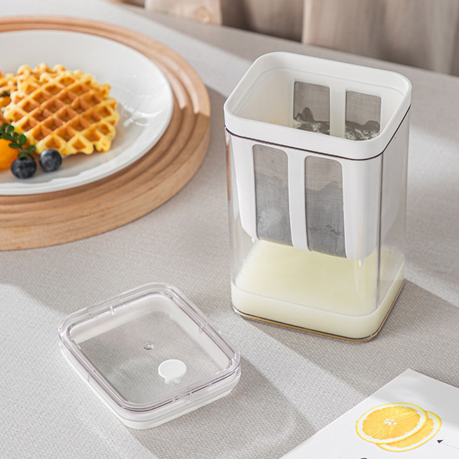 Joghurtfilter, Joghurtbereiter Für Selbstgemachten Griechischen Joghurt, Kaltmolkenabscheider, Molkenfilter Für Käse Und Sojamilch